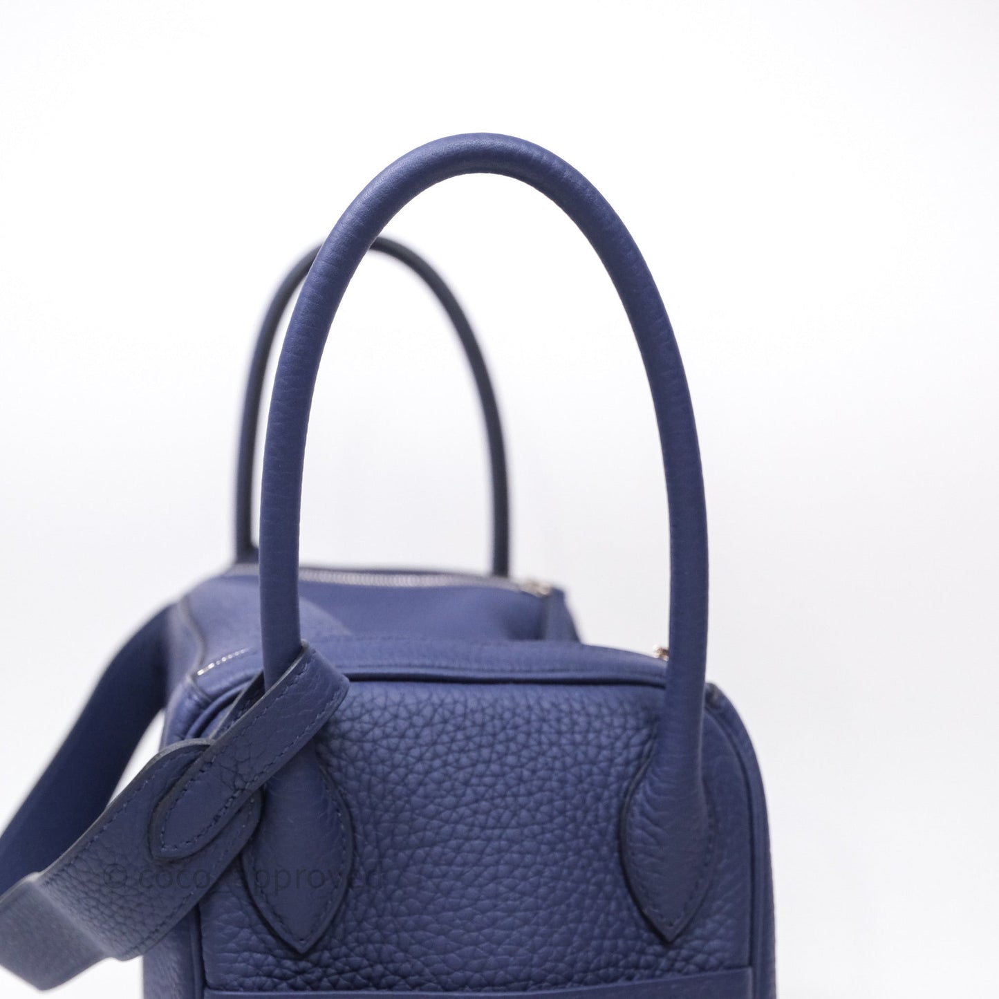Hermès Lindy 26 Clemence Bleu Encre M3 Palladium Hardware