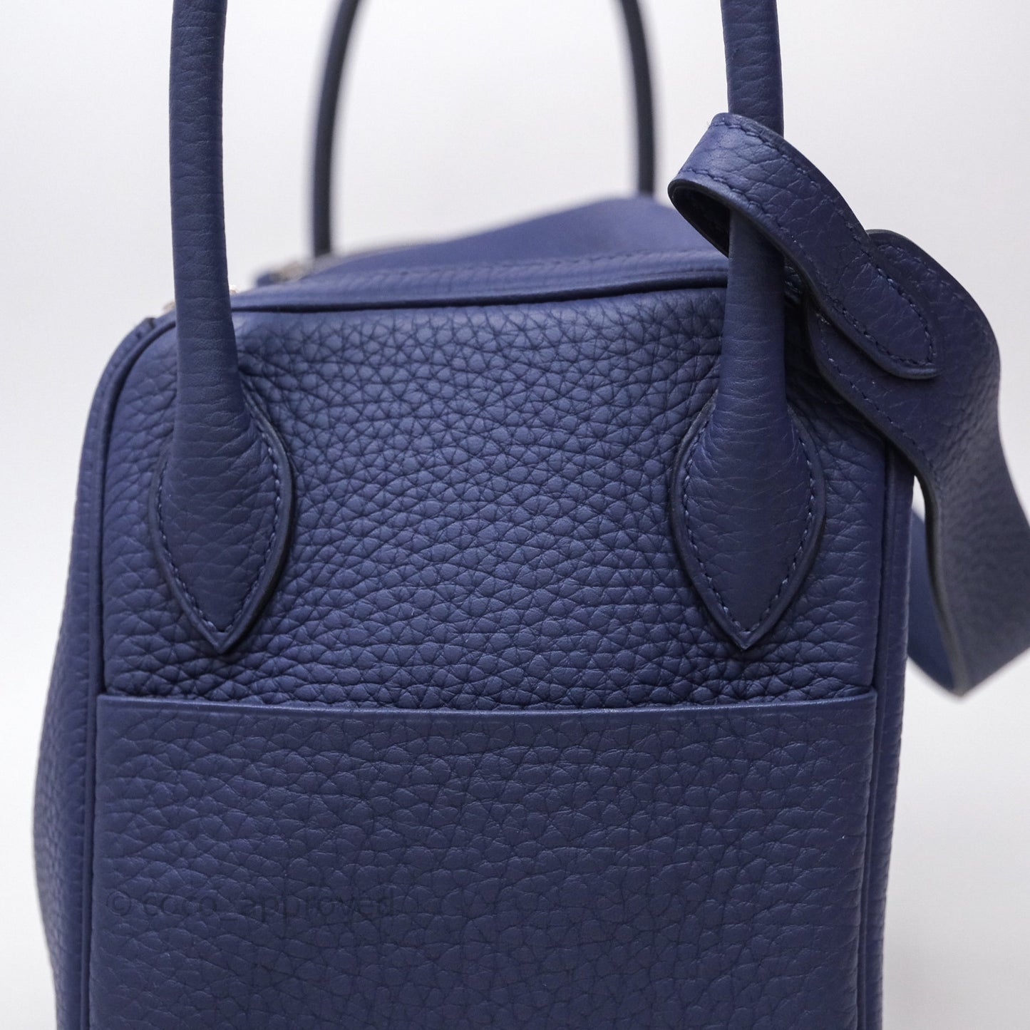 Hermès Lindy 26 Clemence Bleu Encre M3 Palladium Hardware