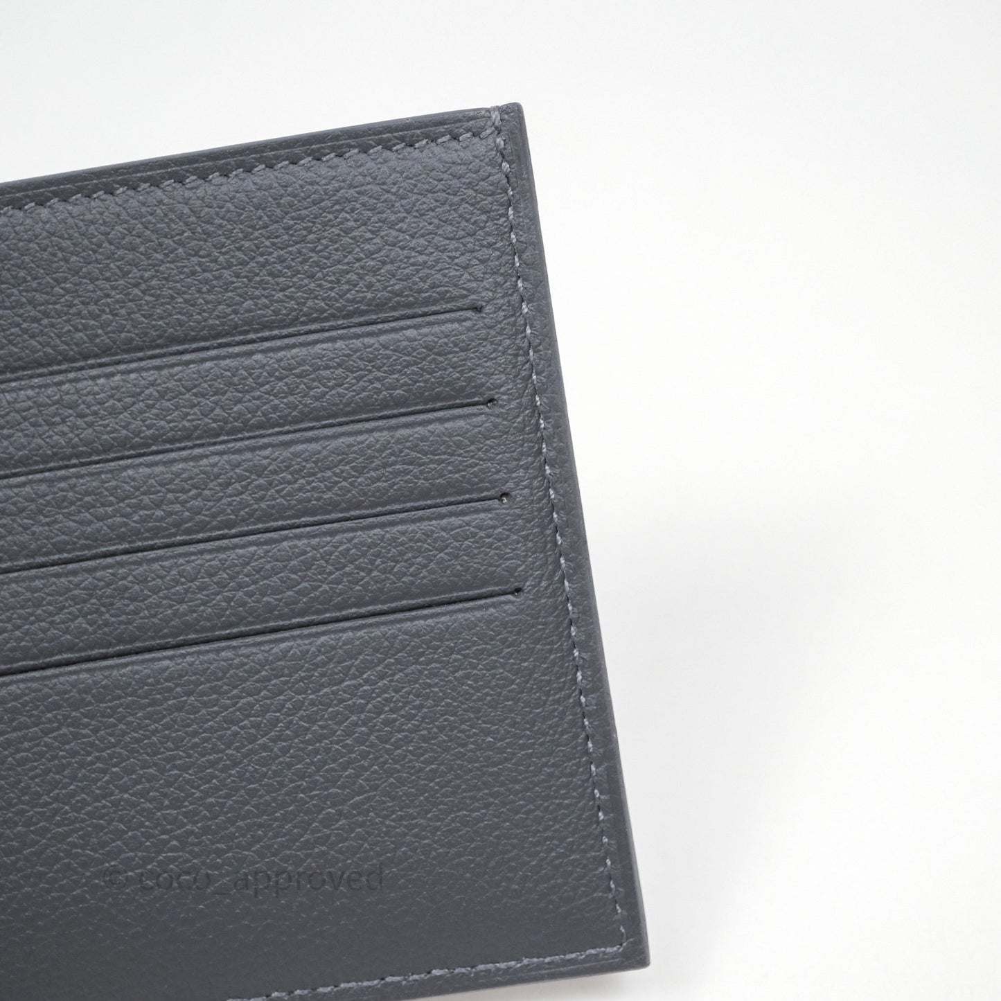 Hermes Portefeuille Citizen Twill Wallet Veau Evercolor Ard/ Beig-Noir