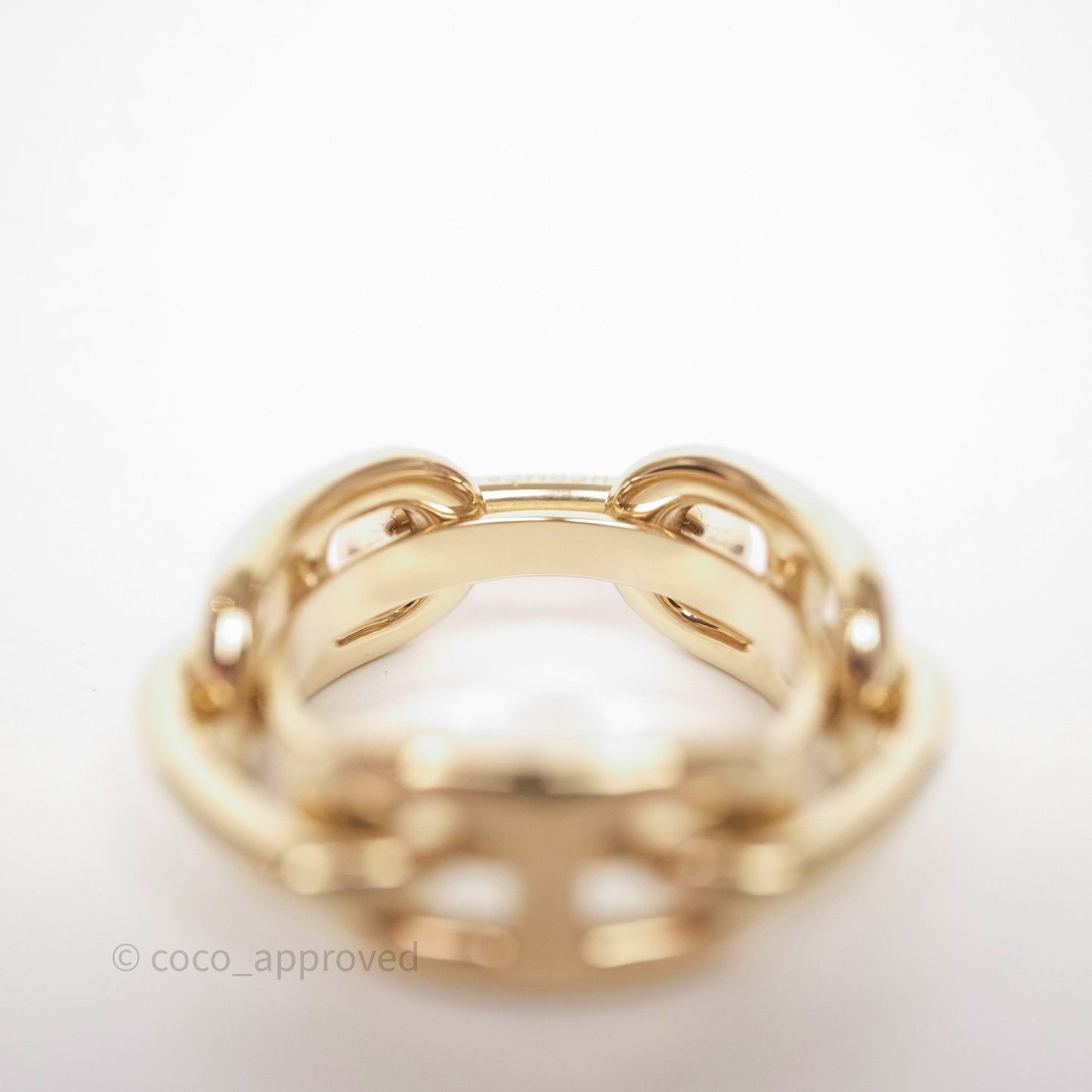 Hermès Regate Scarf 90 Ring Permabrass