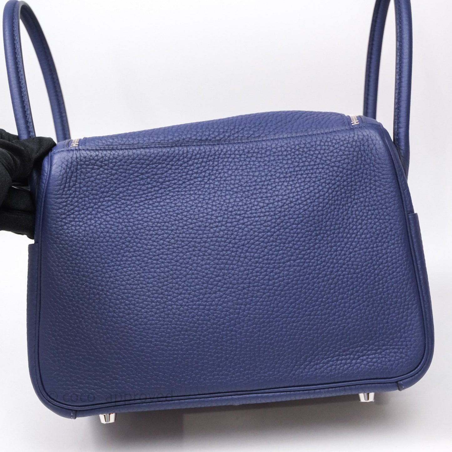Hermès Lindy 26 Clemence Bleu Encre M3 Palladium Hardware