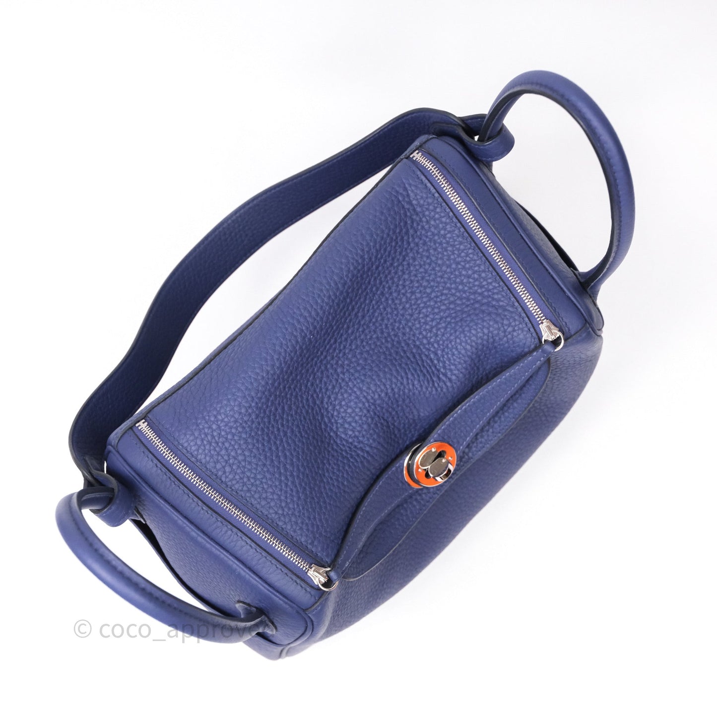 Hermès Lindy 26 Clemence Bleu Encre M3 Palladium Hardware