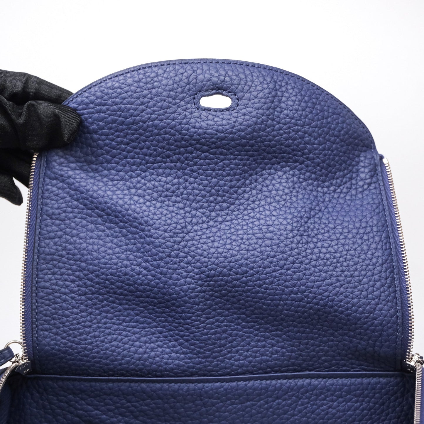 Hermès Lindy 26 Clemence Bleu Encre M3 Palladium Hardware