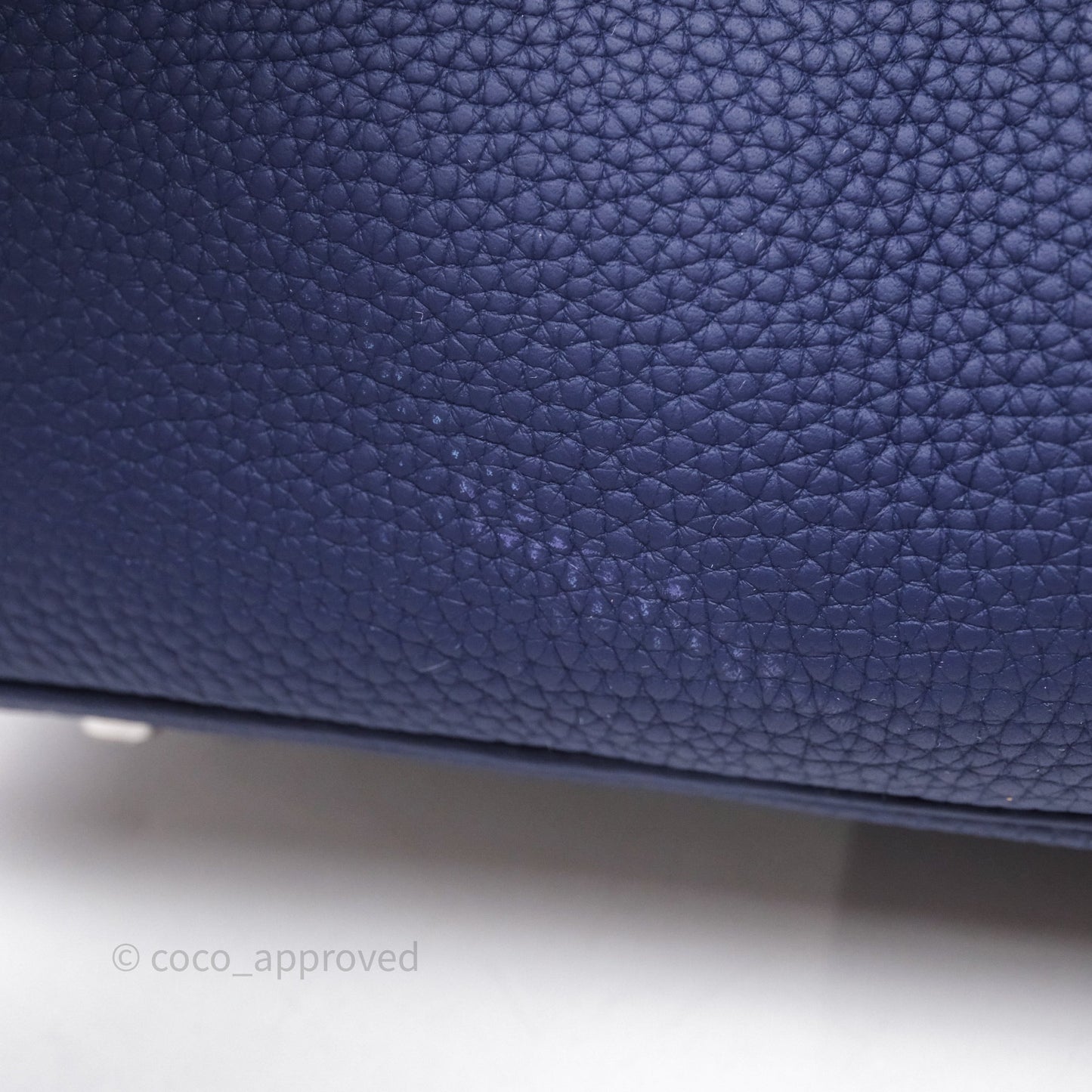 Hermès Lindy 26 Clemence Bleu Encre M3 Palladium Hardware