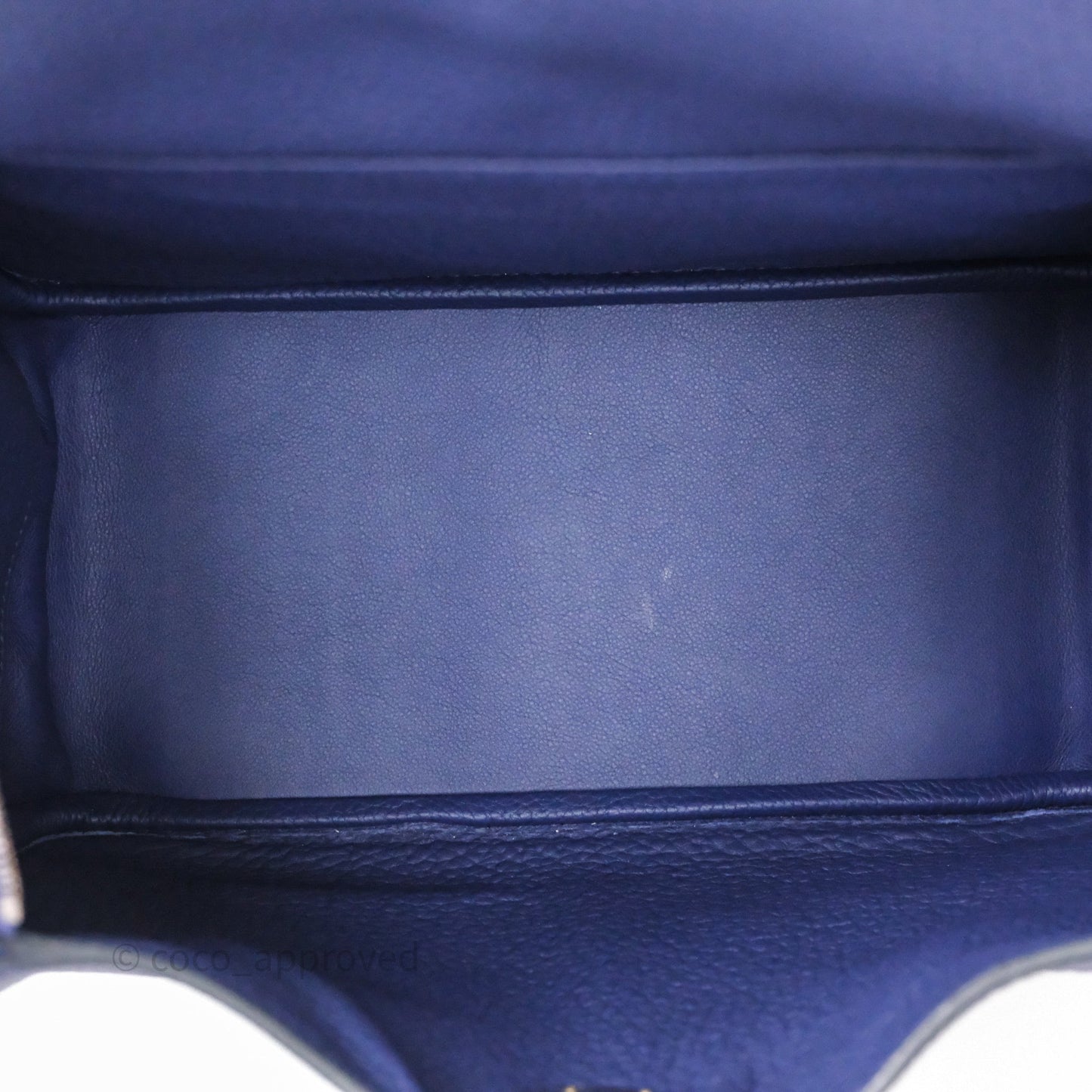 Hermès Lindy 26 Clemence Bleu Encre M3 Palladium Hardware