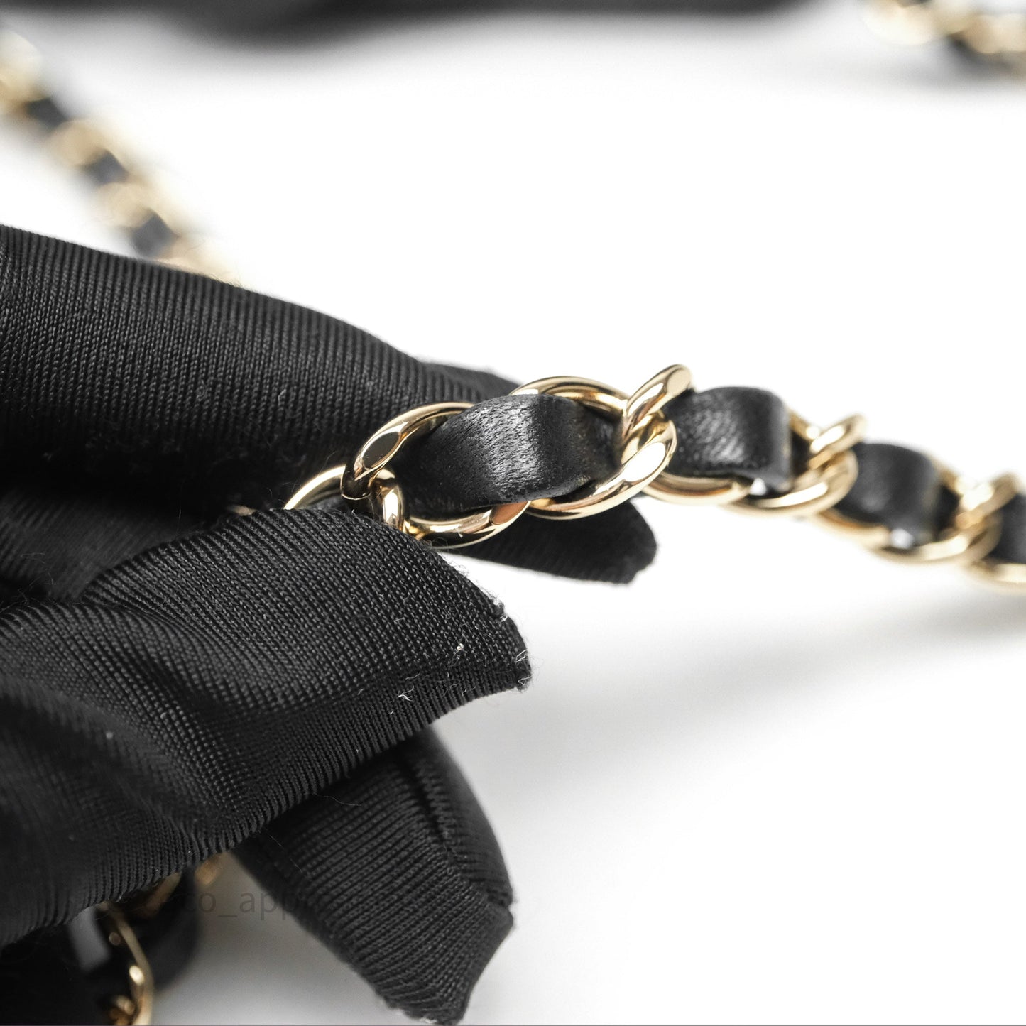 Chanel Mini Square Black Lambskin Gold Hardware