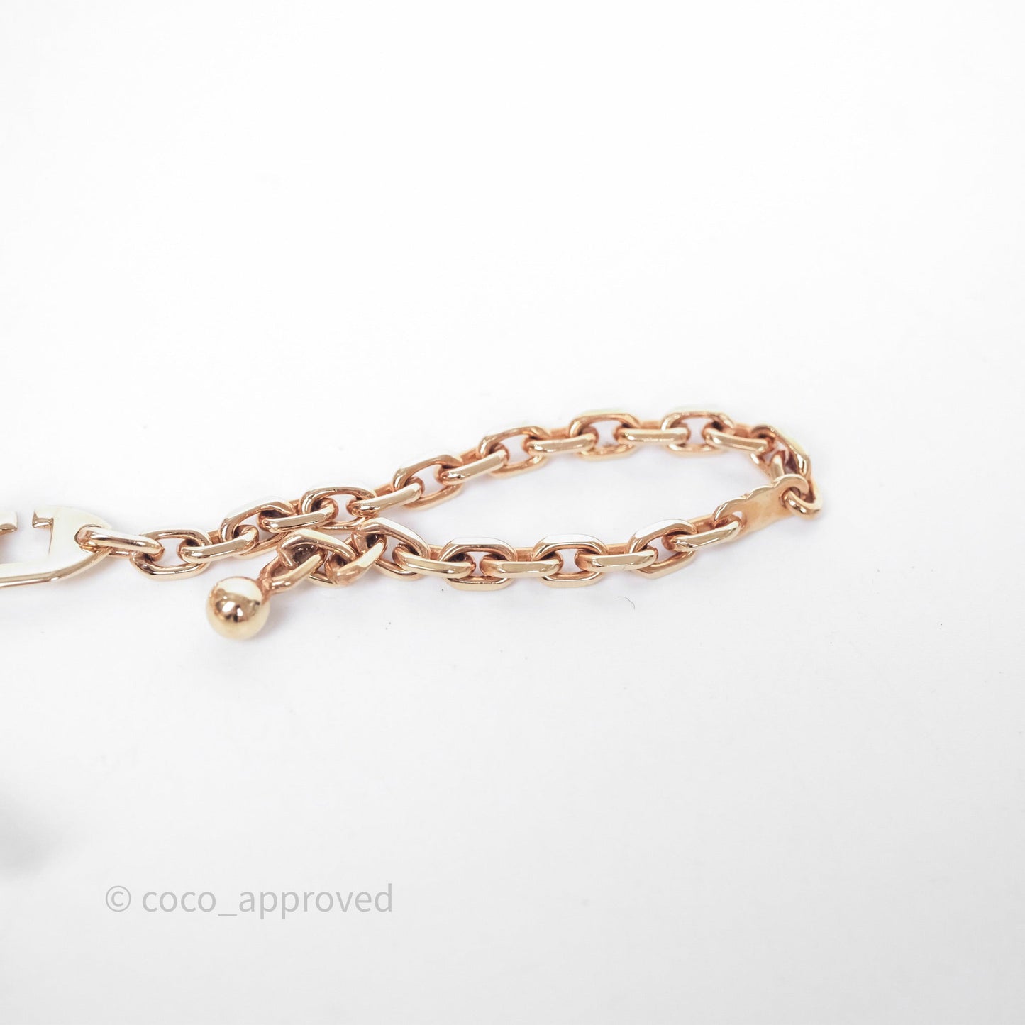 Hermès Filou Glove Clip in Rose Gold Hardware