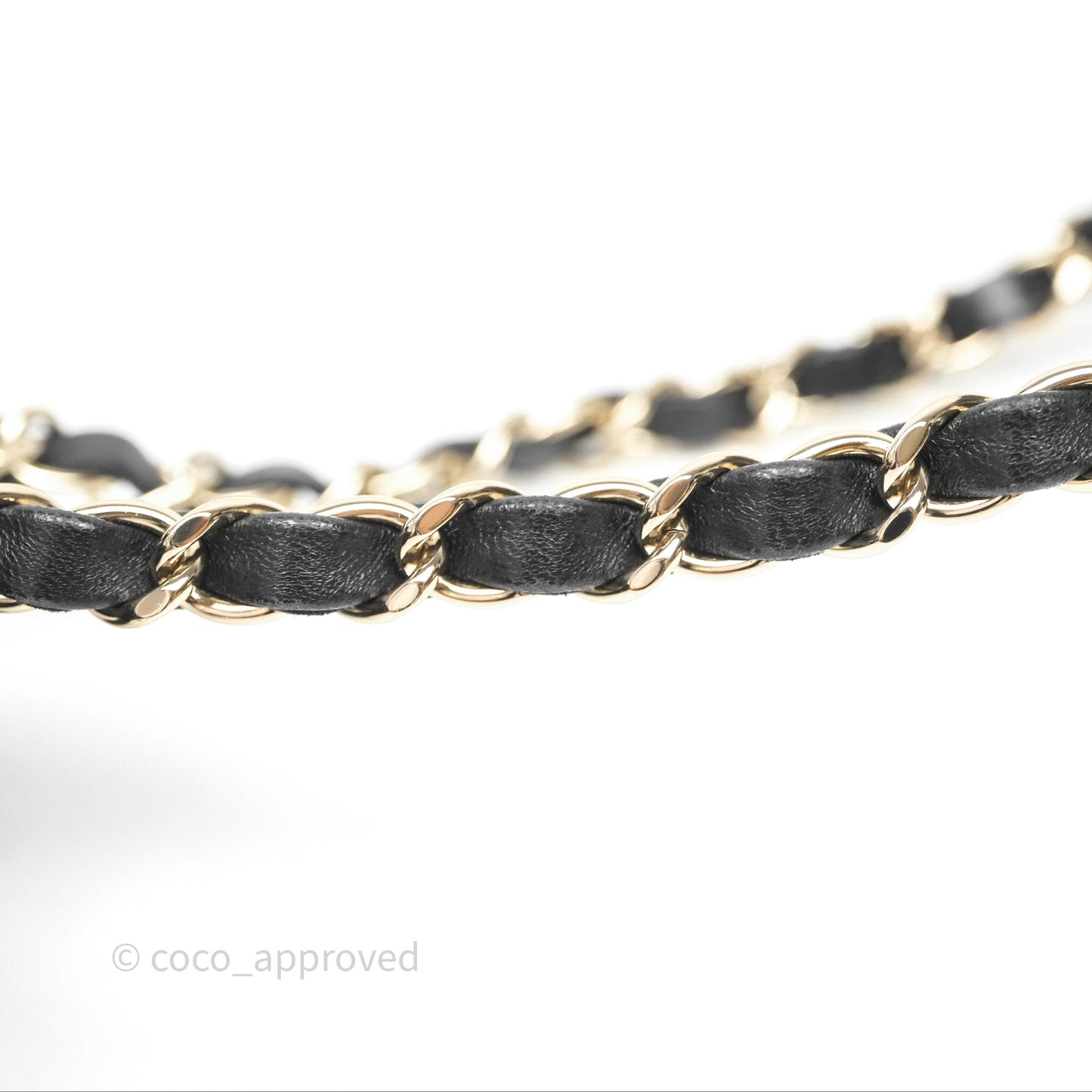Chanel Mini Square Black Lambskin Gold Hardware