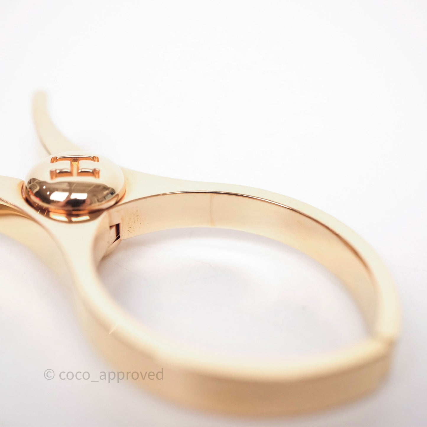 Hermès Filou Glove Clip in Rose Gold Hardware