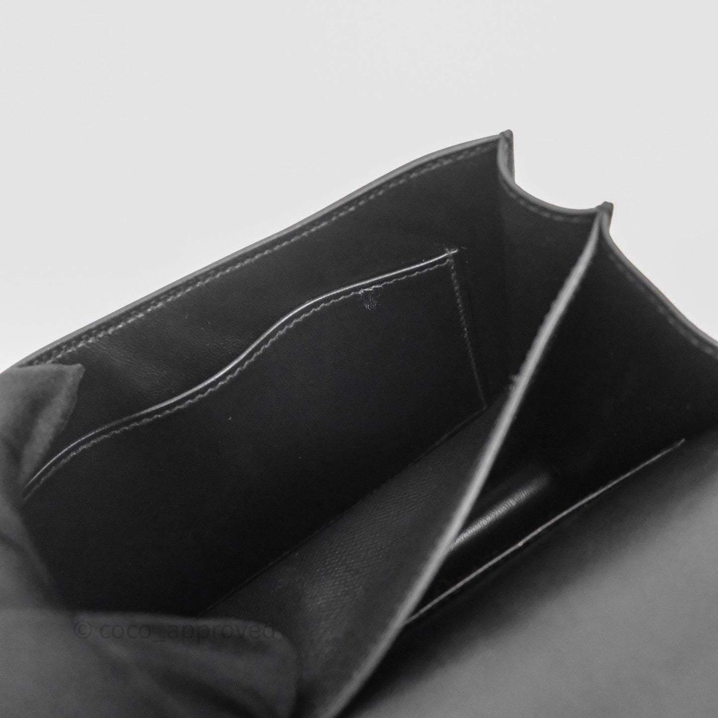 Hermès Constance Mini 18cm Black Epsom Gold Hardware