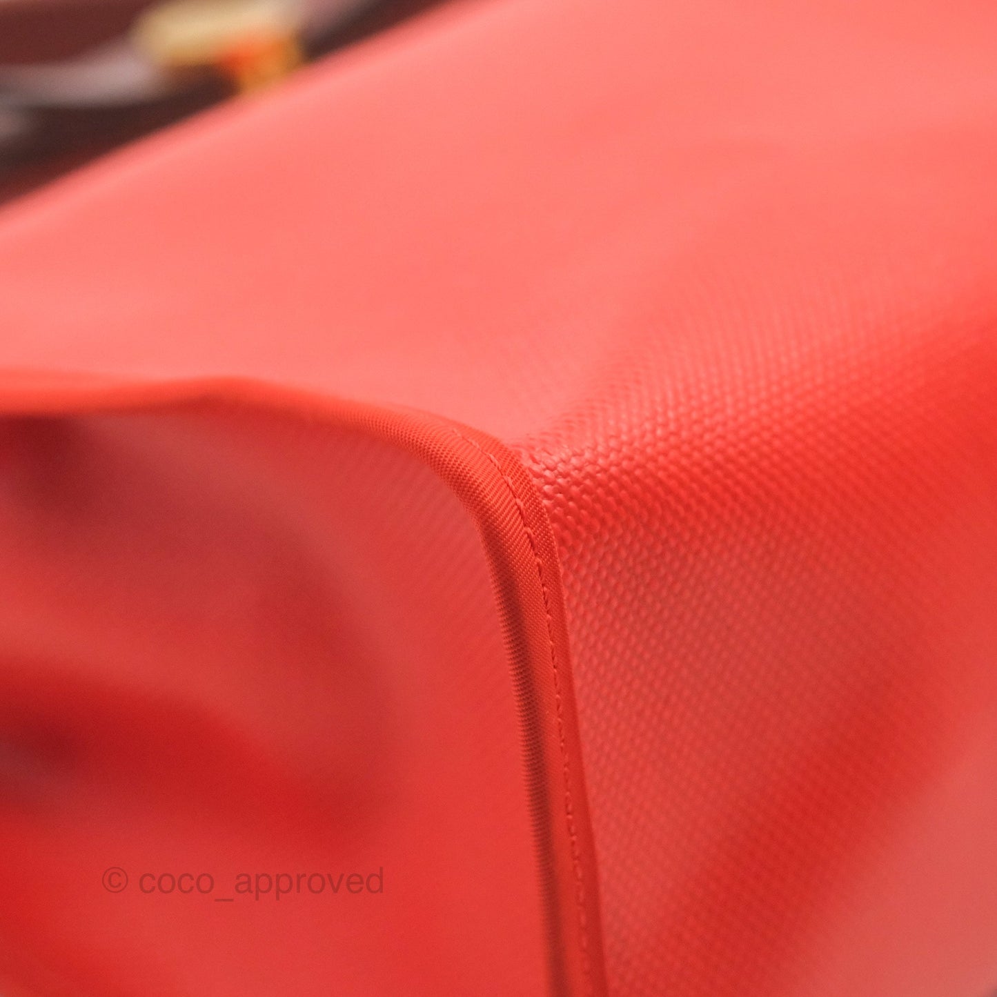 Hermès Herbag Zip 31 Toile H Berline Orange Meca/Rouge H Gold Hardware