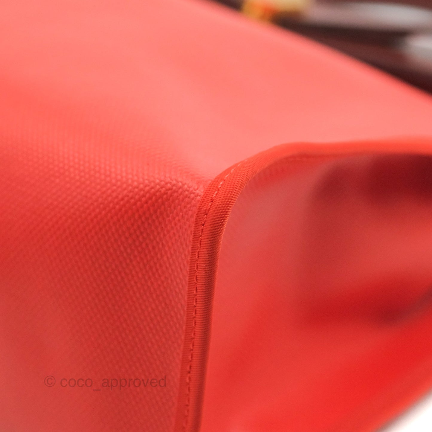 Hermès Herbag Zip 31 Toile H Berline Orange Meca/Rouge H Gold Hardware