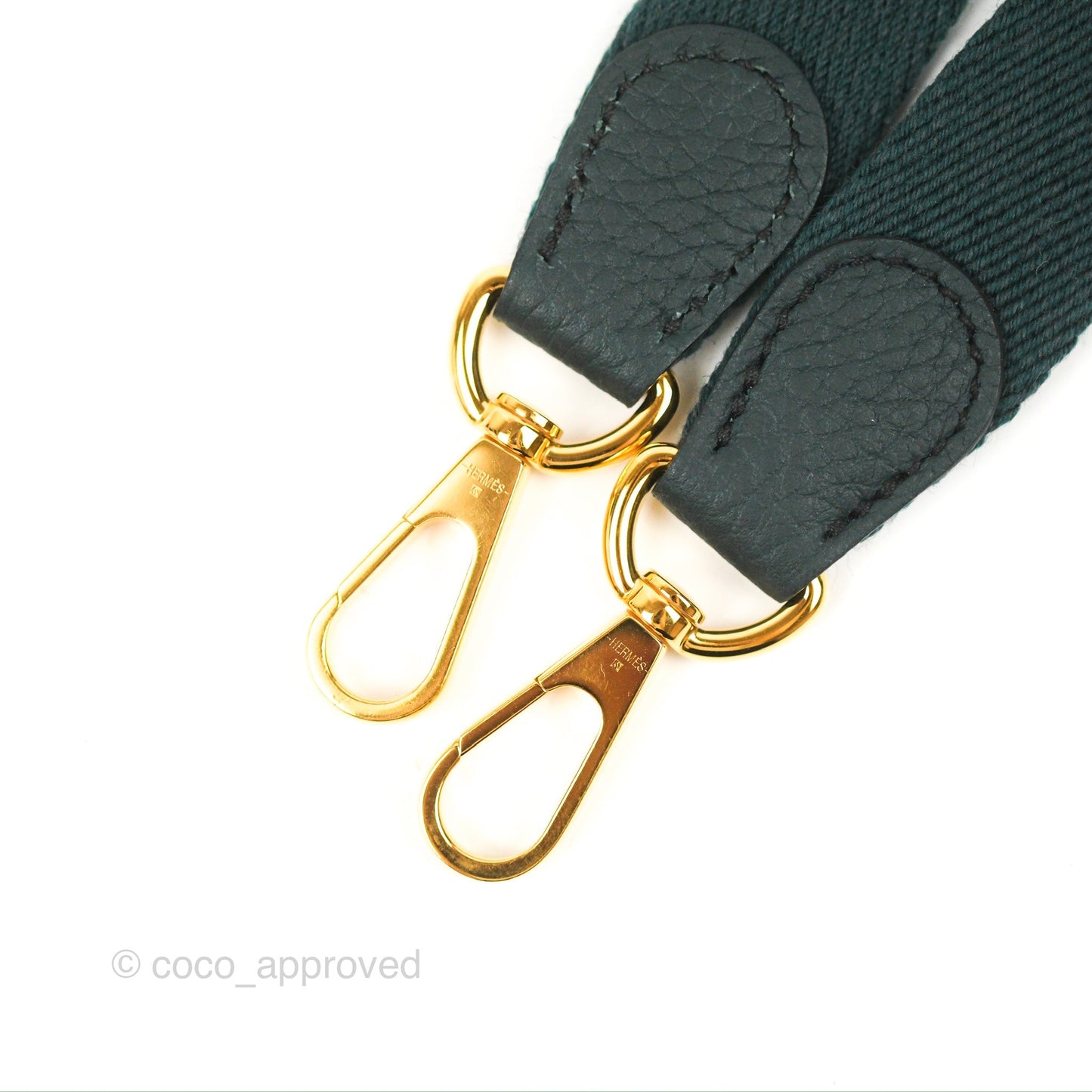 Hermès Mini Evelyne 16 Vert Rousseau Clemence Gold Hardware