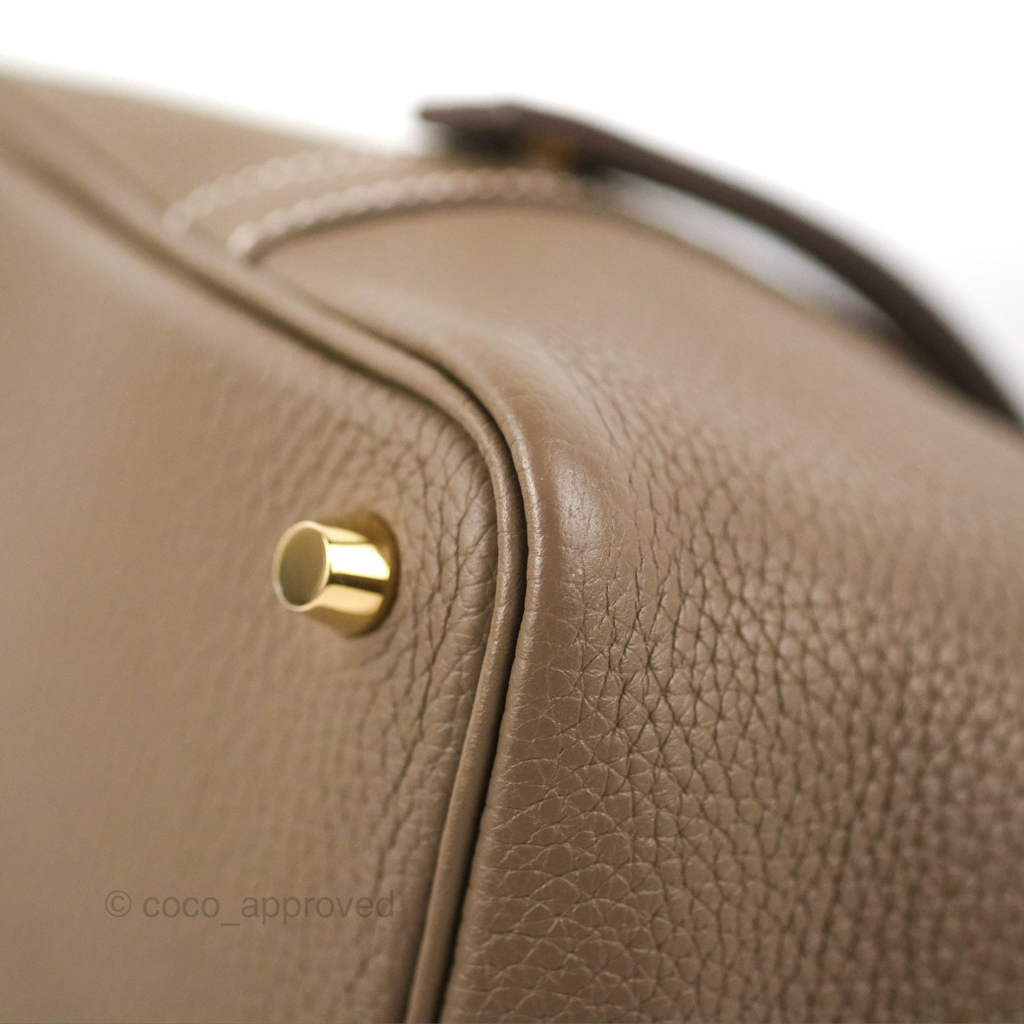 Hermès Picotin Lock 18 Etoupe Clemence Gold Hardware