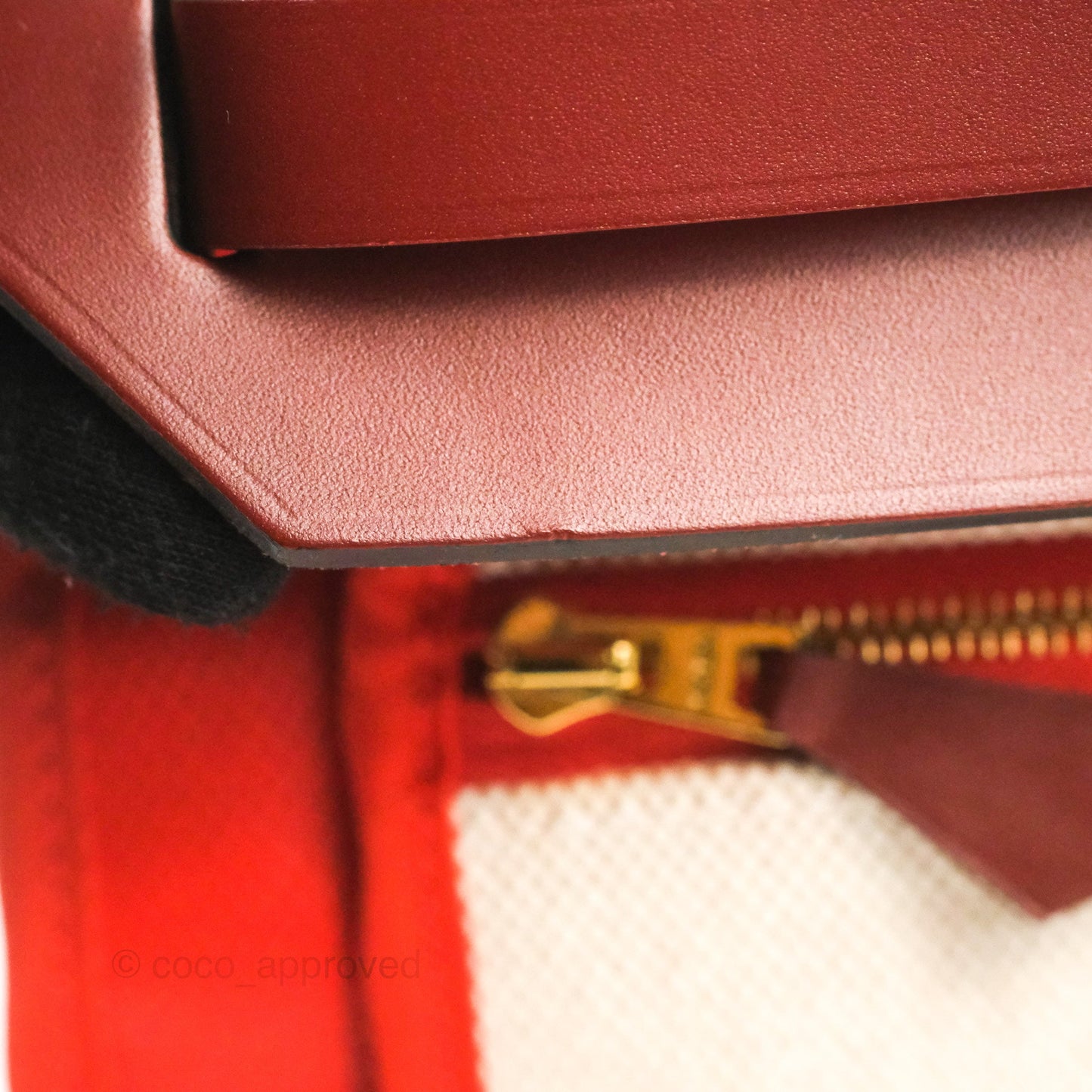 Hermès Herbag Zip 31 Toile H Berline Orange Meca/Rouge H Gold Hardware