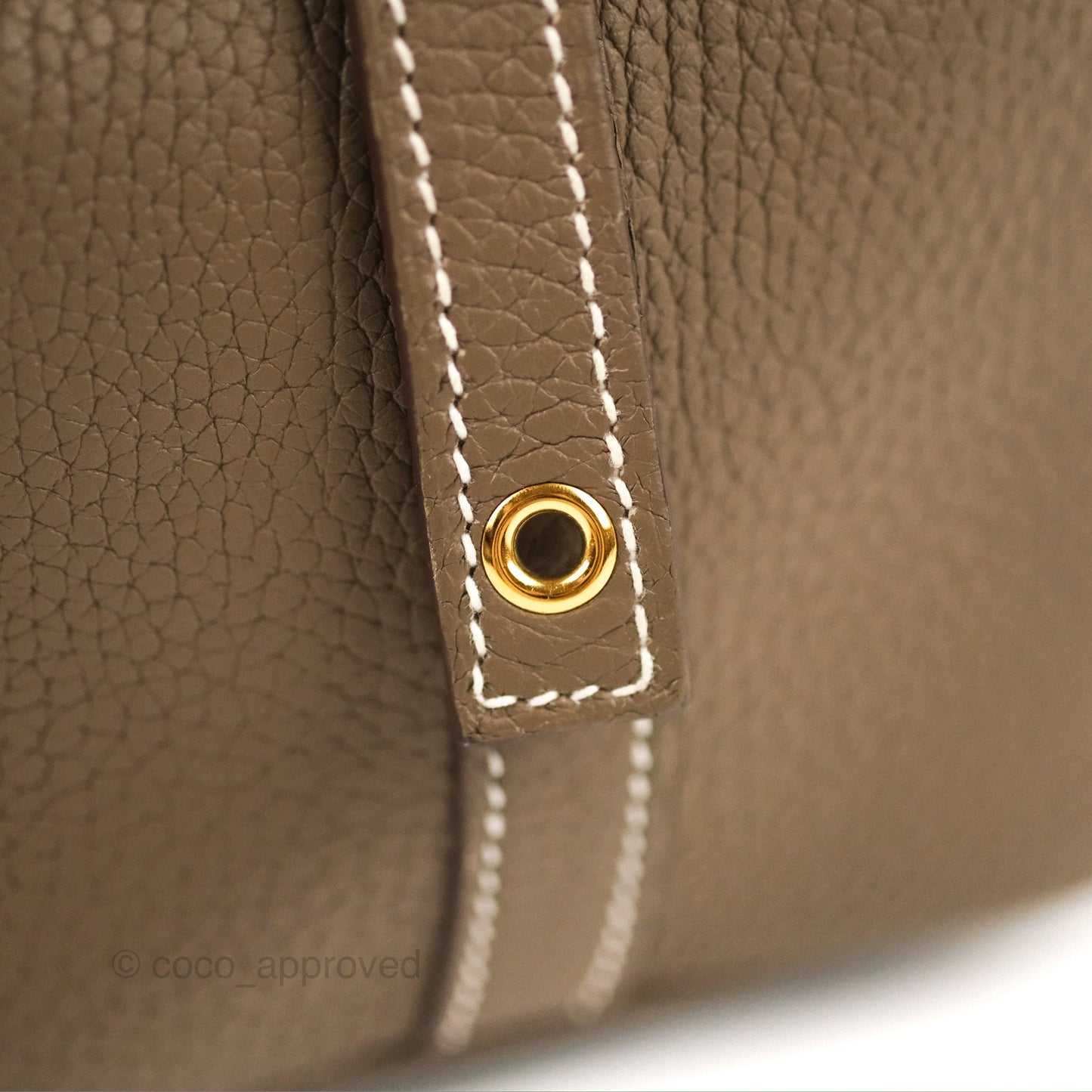 Hermès Picotin Lock 18 Etoupe Clemence Gold Hardware