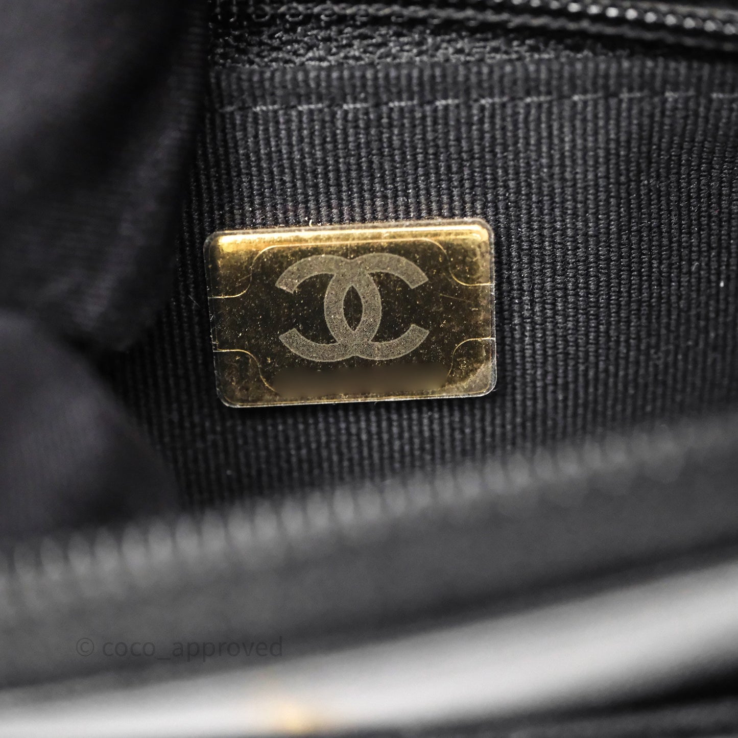 Chanel All Slide Wallet on Chain WOC Adjustable Chain Quilted Black Lambskin