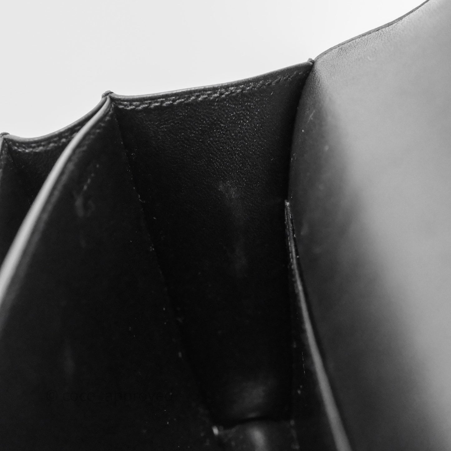 Hermès Constance Mini 18cm Black Epsom Gold Hardware