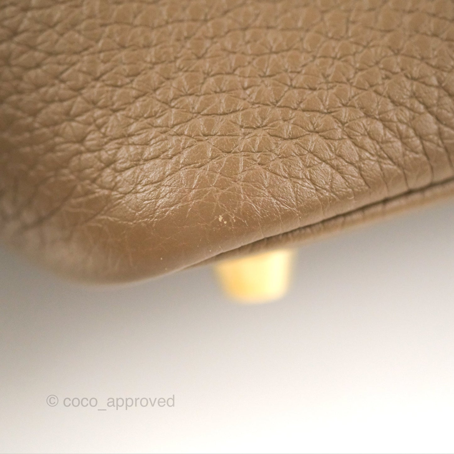 Hermès Picotin Lock 18 Etoupe Clemence Gold Hardware