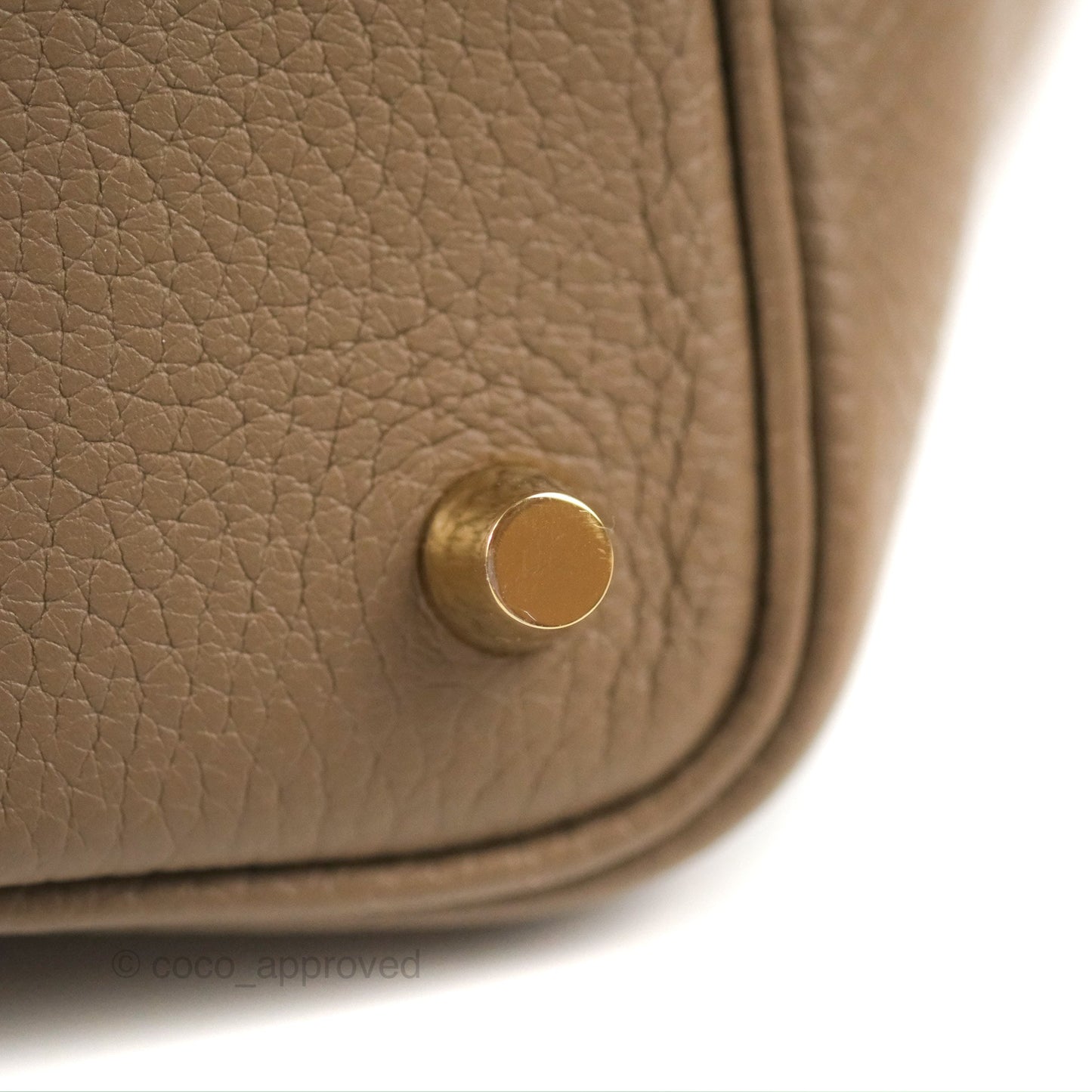 Hermès Picotin Lock 18 Etoupe Clemence Gold Hardware