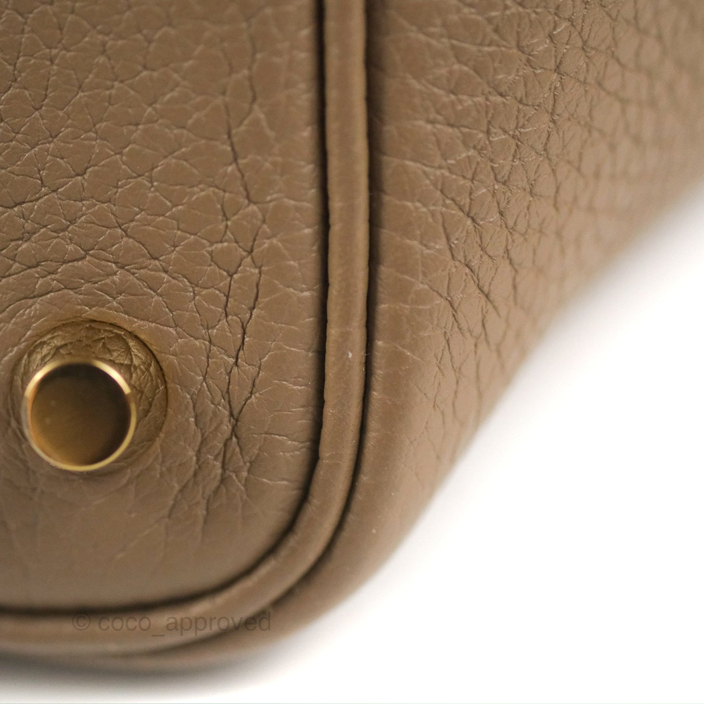 Hermès Picotin Lock 18 Etoupe Clemence Gold Hardware