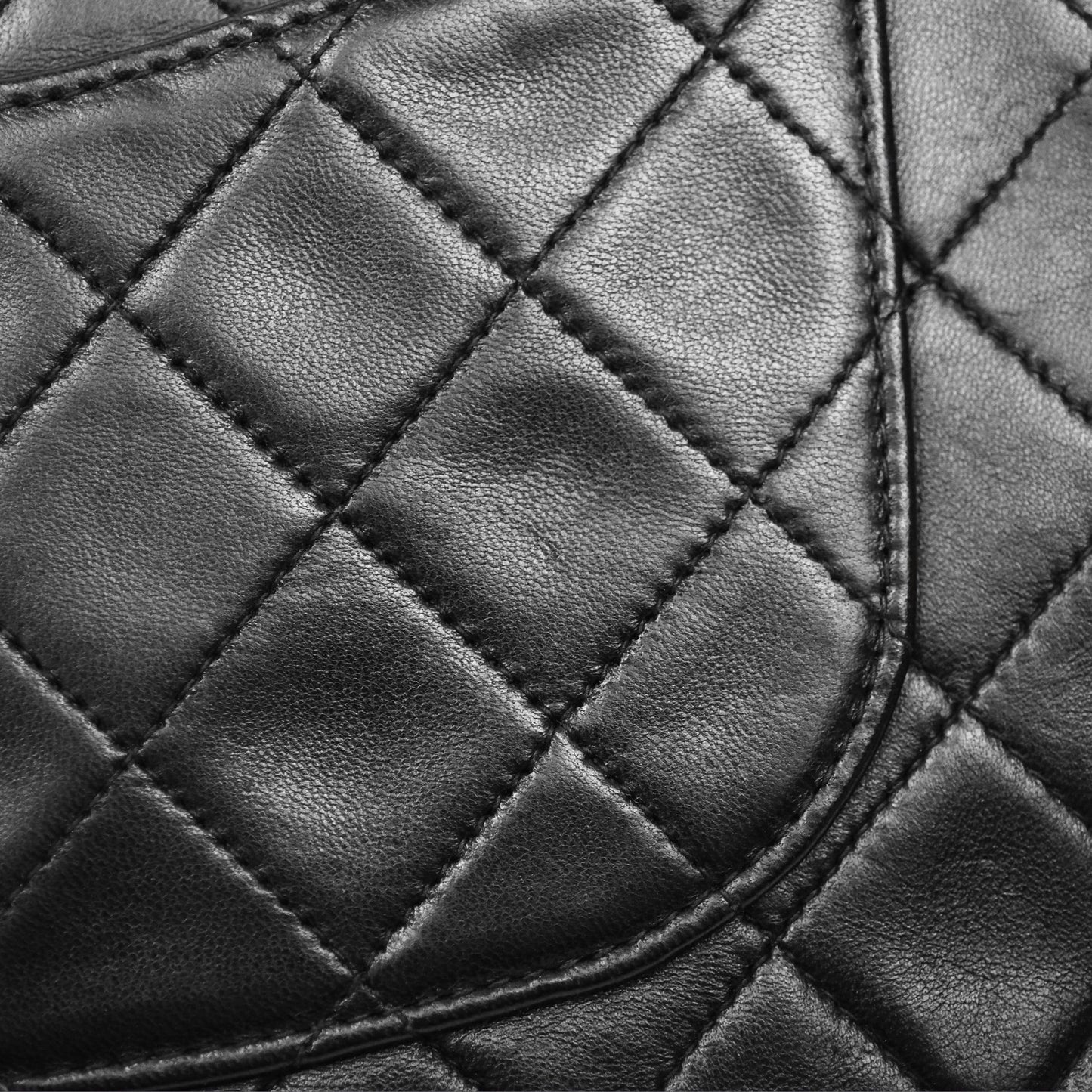 Chanel Vintage Lambskin Small Double Flap Bag Black Gold Hardware