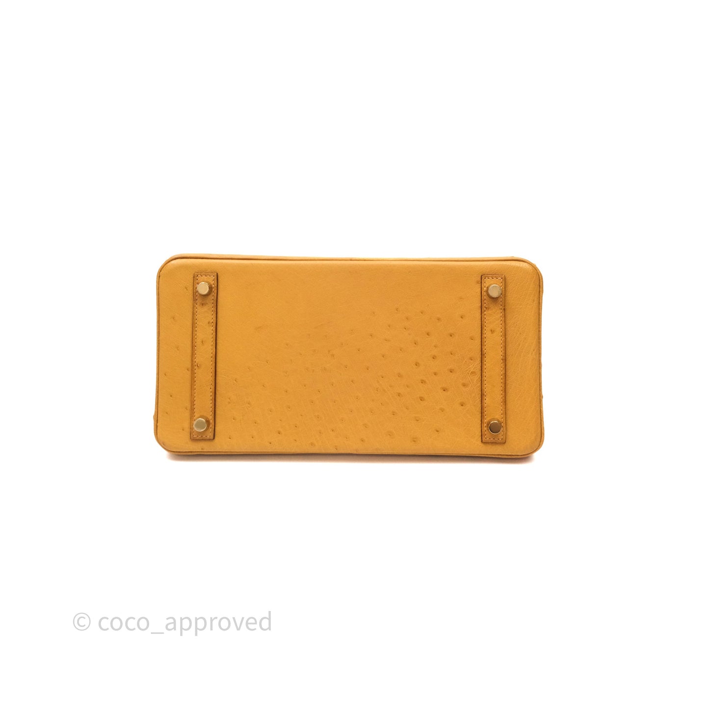Hermès Birkin Retourne 30 Cognac 35 Ostrich Gold Hardware