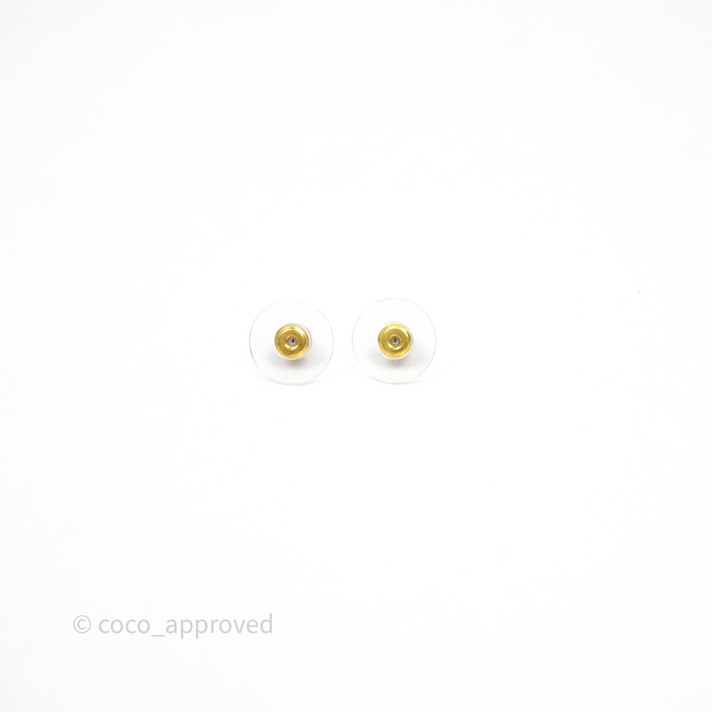 Chanel CC Crystal Heart Pink Drop Earrings 22B