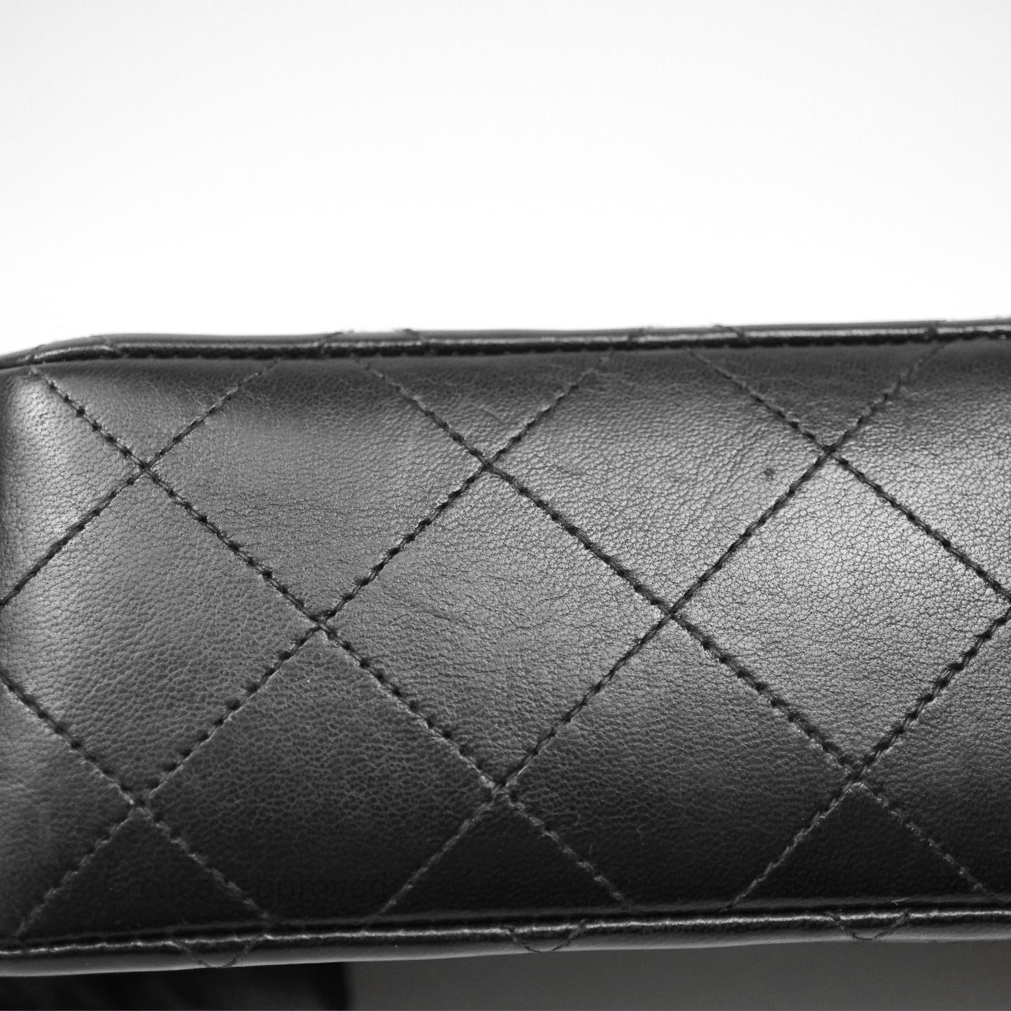 Chanel Vintage Lambskin Small Double Flap Bag Black Gold Hardware