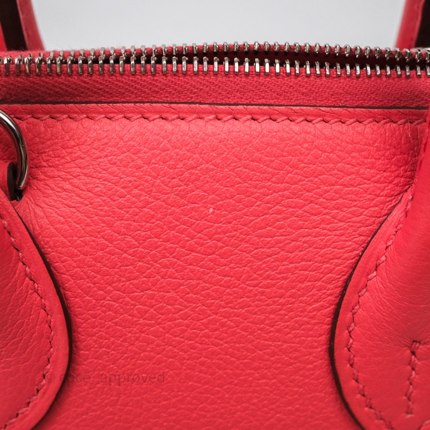 Hermès Bolide Mini 1923 Rose Texas 0E/ Cuivre 6C Evercolor Palladium Hardware
