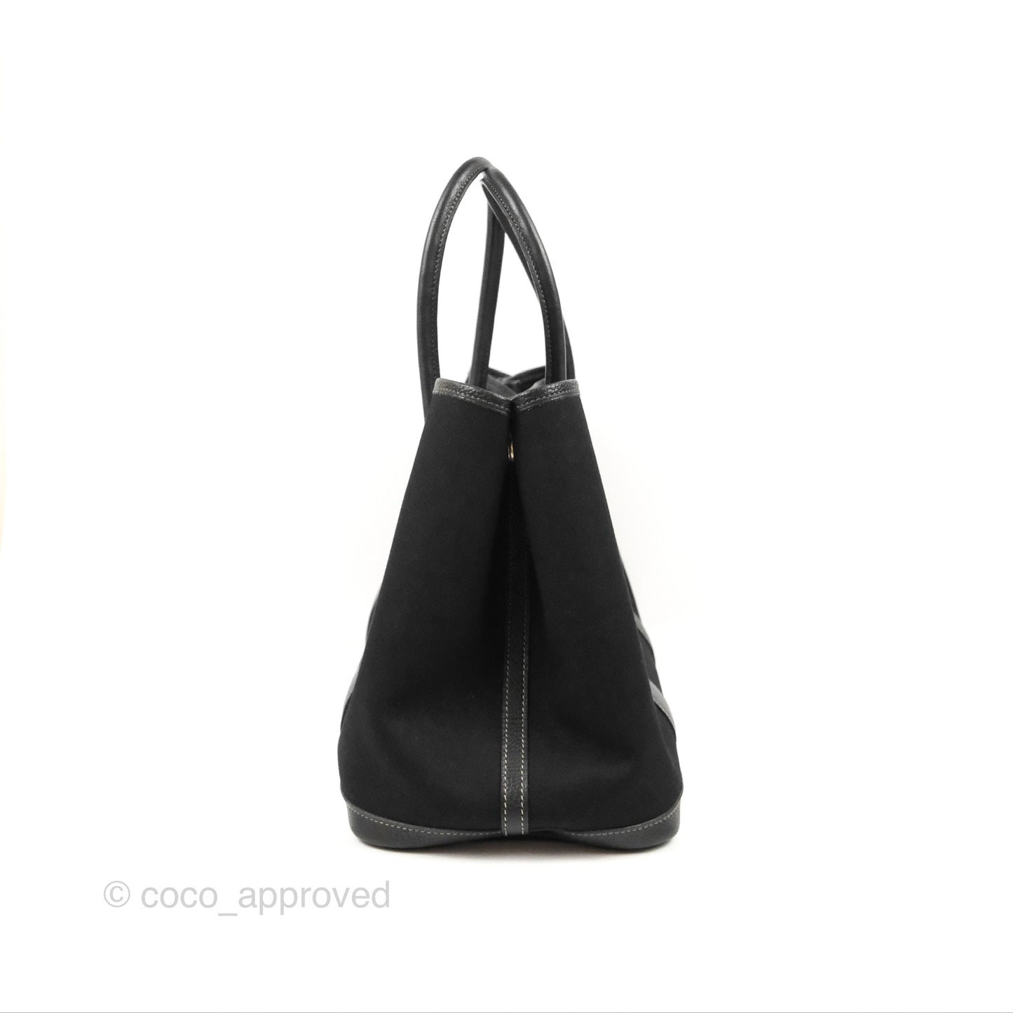 Hermès Garden Party 36 Canvas Black