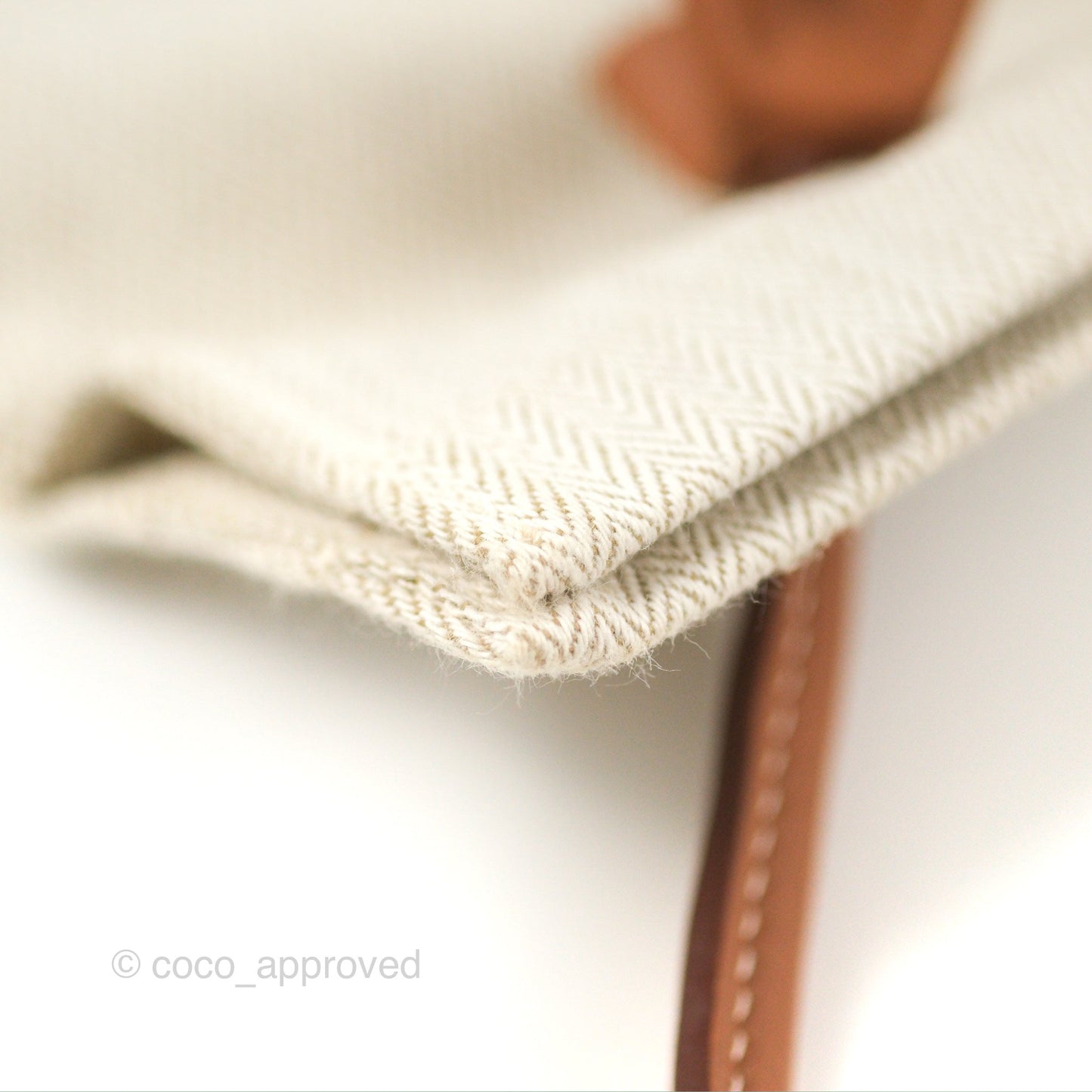Hermès Aline Canvas Tote Bag