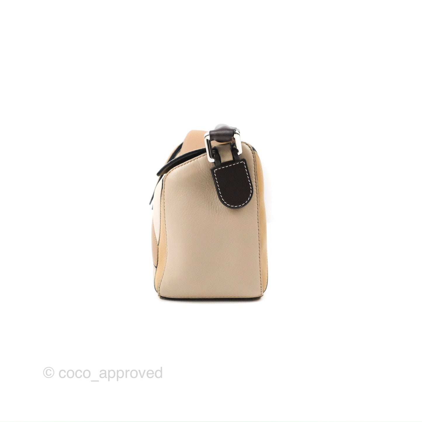 Loewe Small Puzzle Bag Brown Two Tone Calfskin