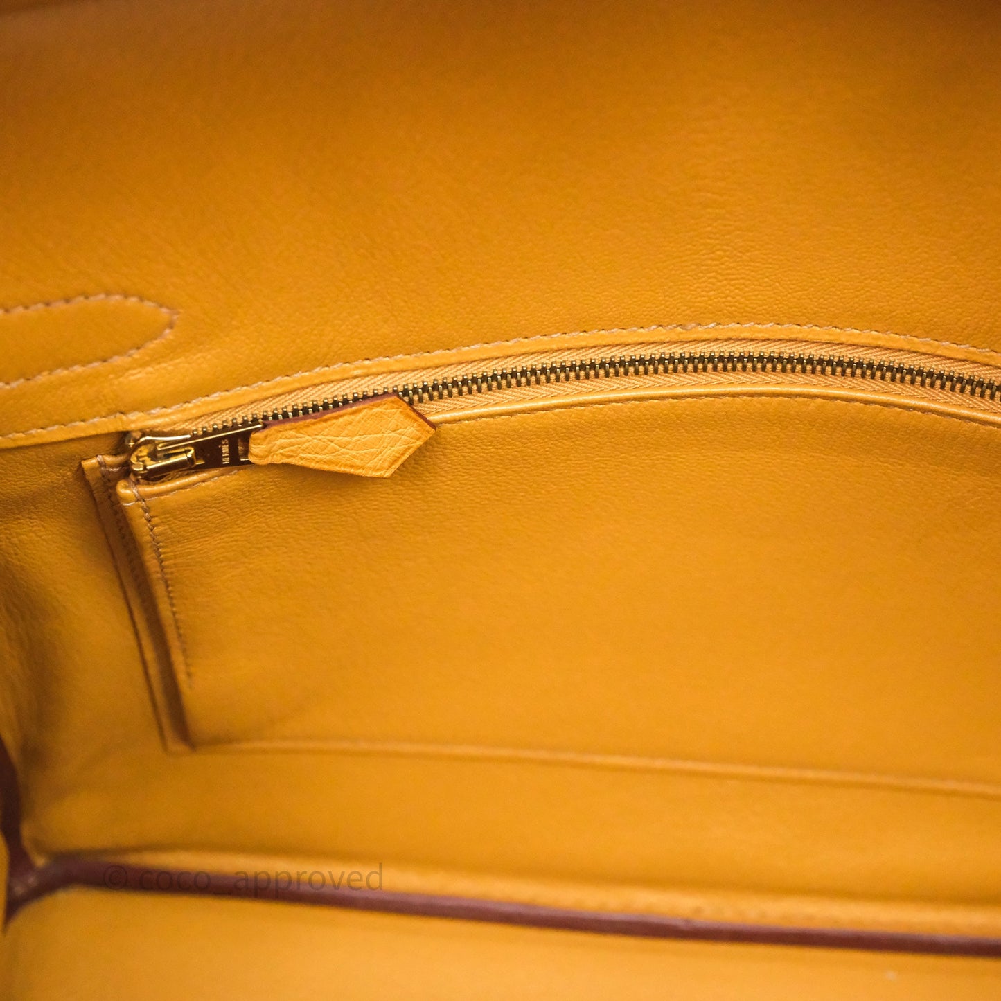 Hermès Birkin Retourne 30 Cognac 35 Ostrich Gold Hardware