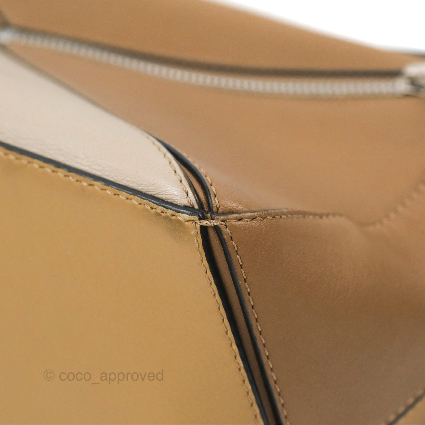 Loewe Small Puzzle Bag Brown Two Tone Calfskin
