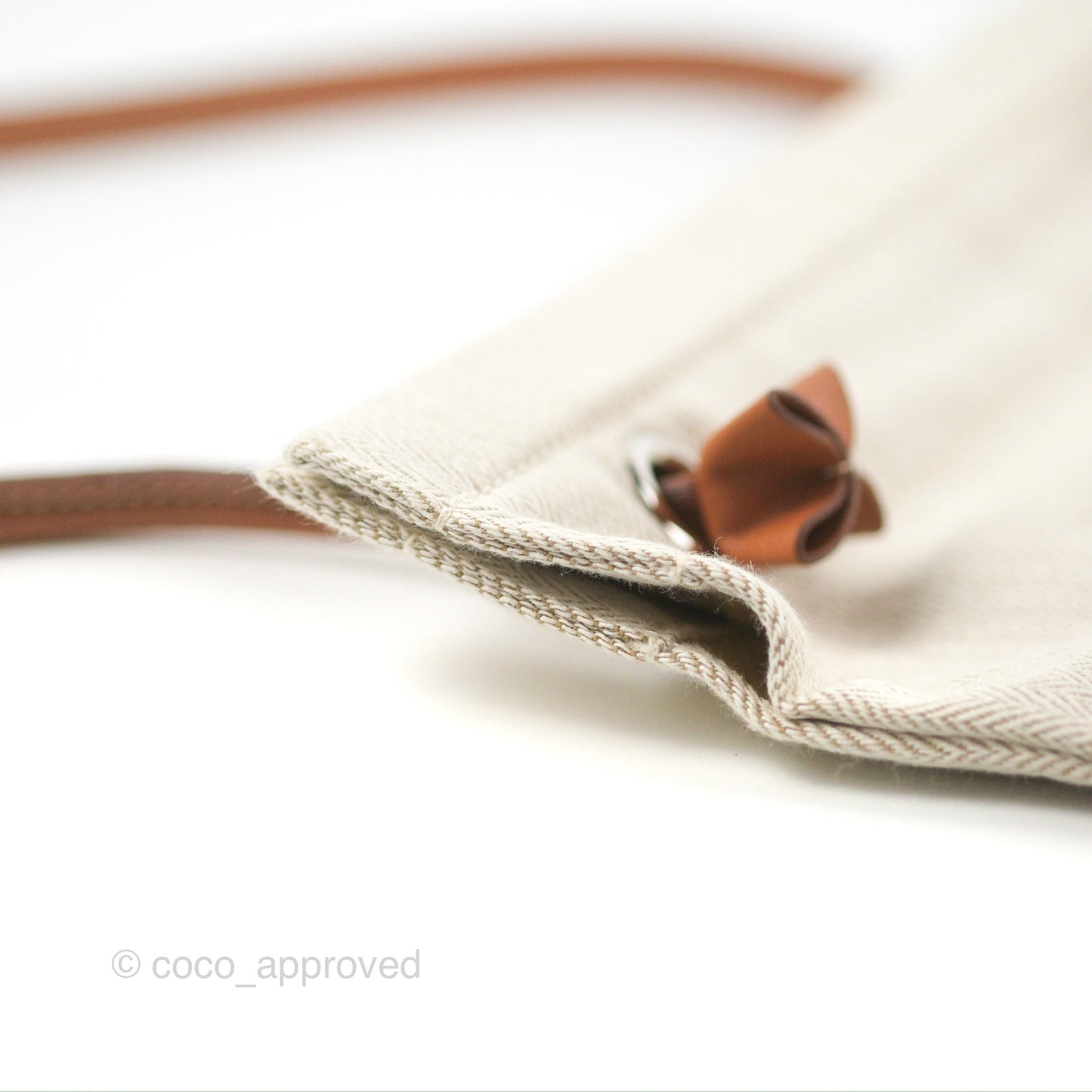 Hermès Aline Canvas Tote Bag