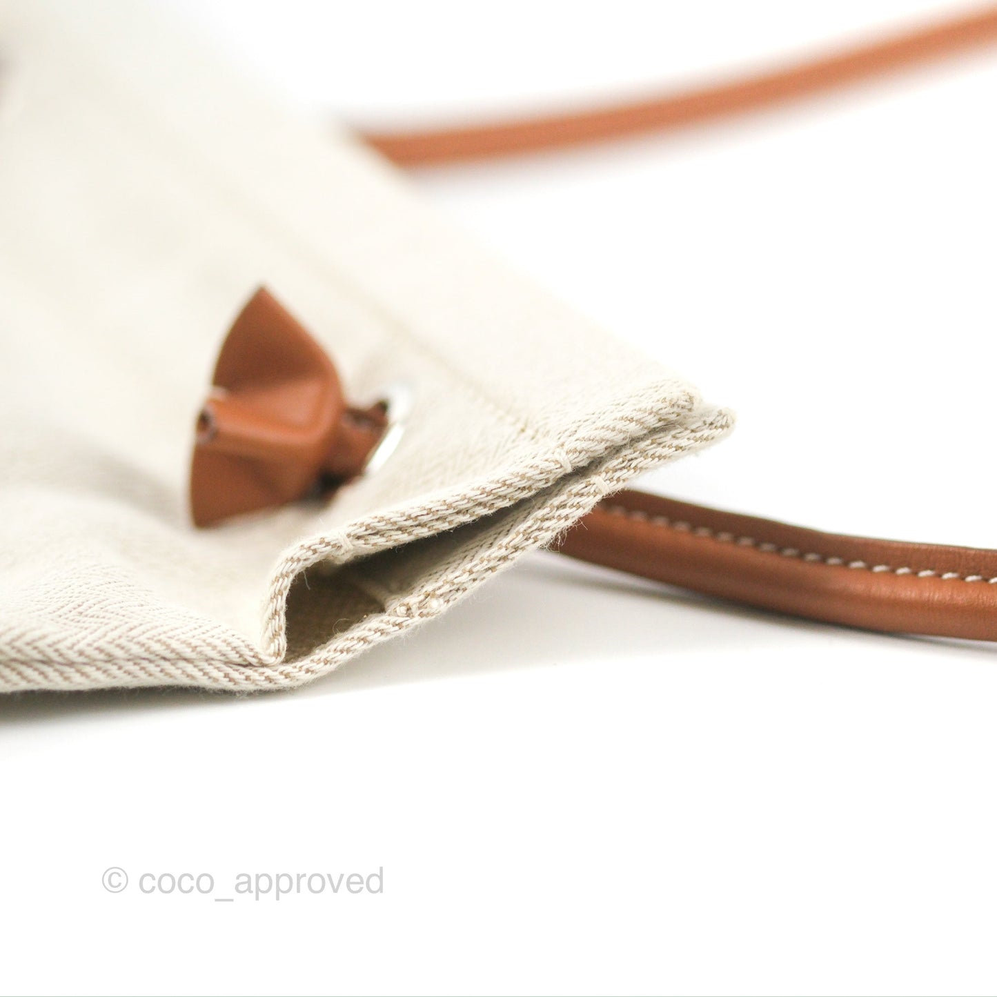 Hermès Aline Canvas Tote Bag