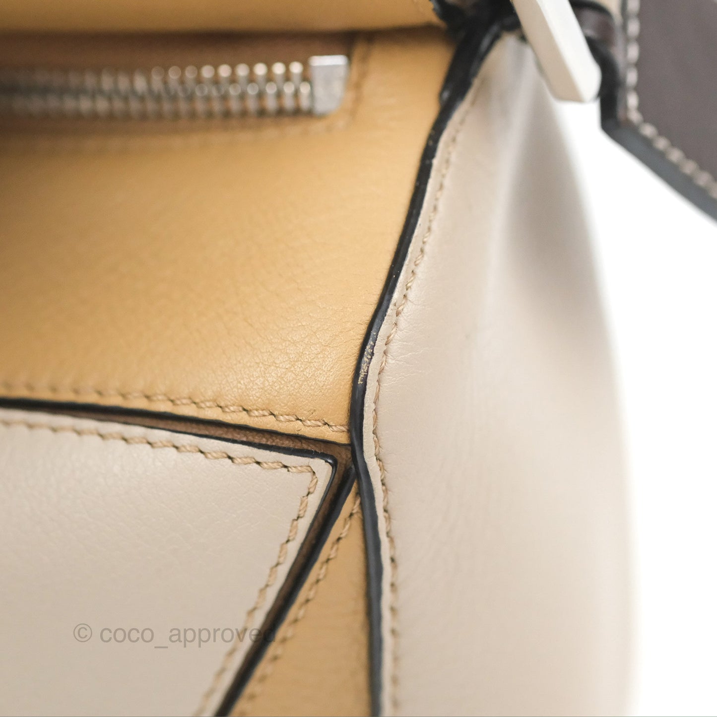 Loewe Small Puzzle Bag Brown Two Tone Calfskin