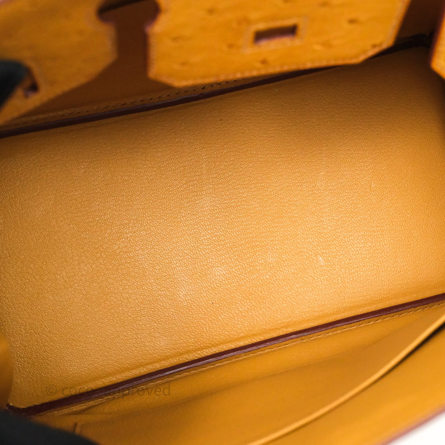 Hermès Birkin Retourne 30 Cognac 35 Ostrich Gold Hardware
