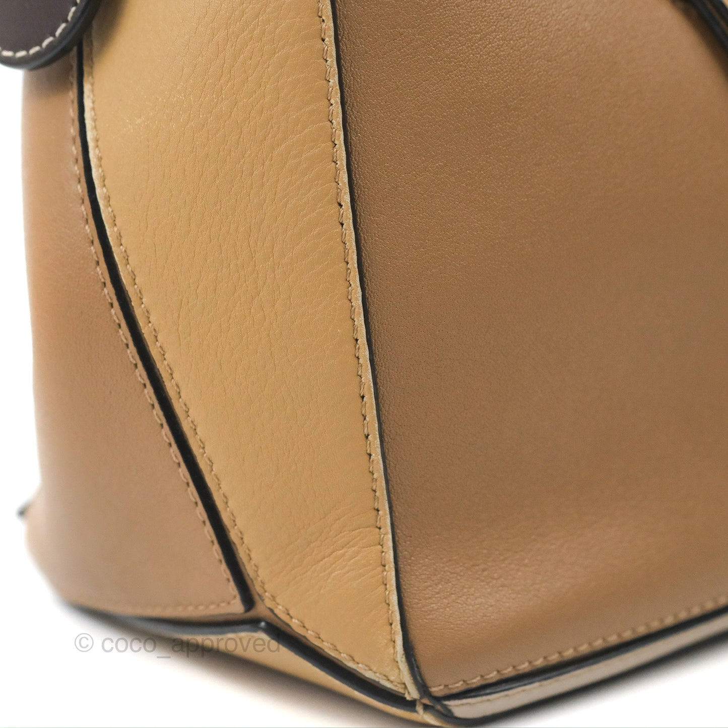 Loewe Small Puzzle Bag Brown Two Tone Calfskin