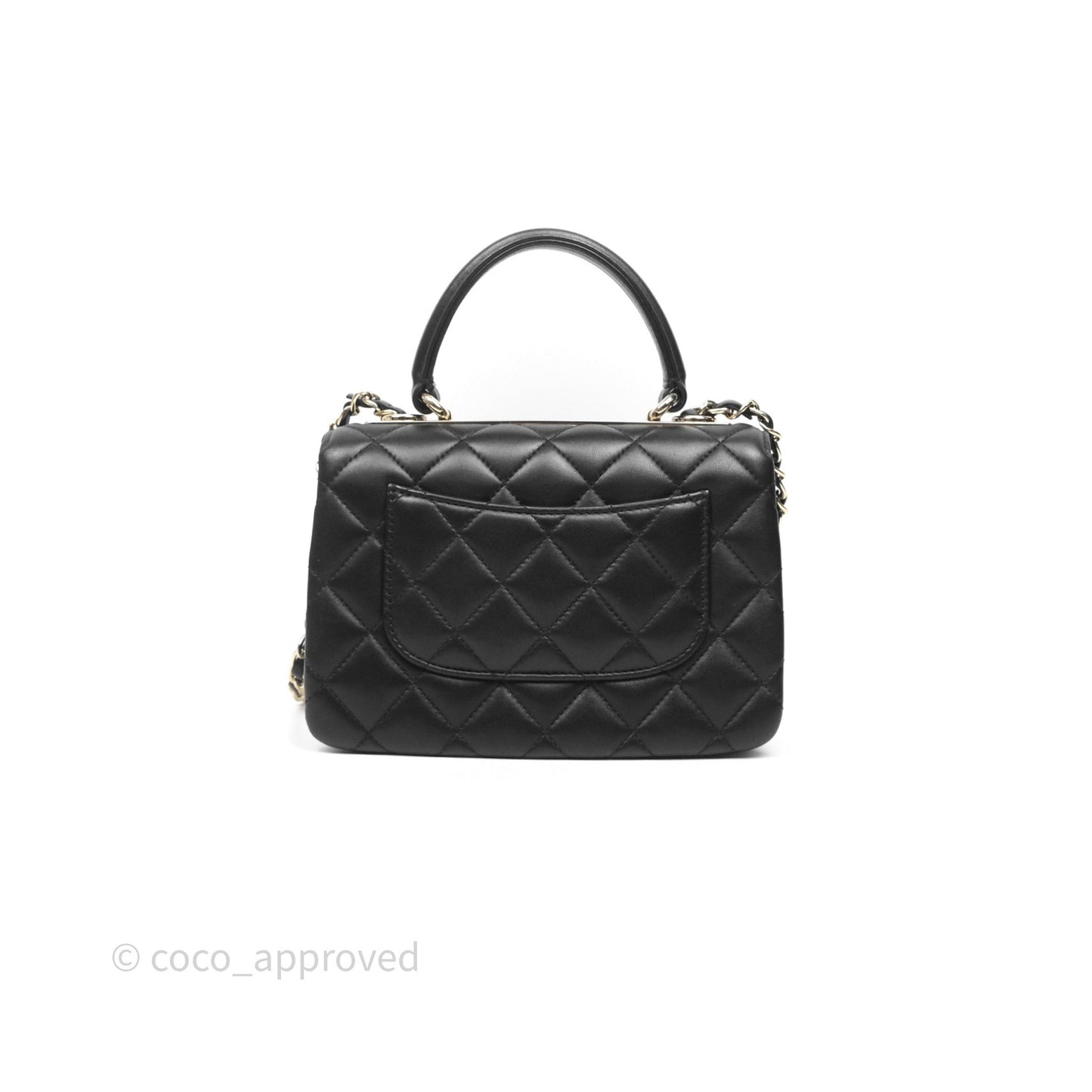 Chanel Trendy CC Mini Black Lambskin Gold Hardware