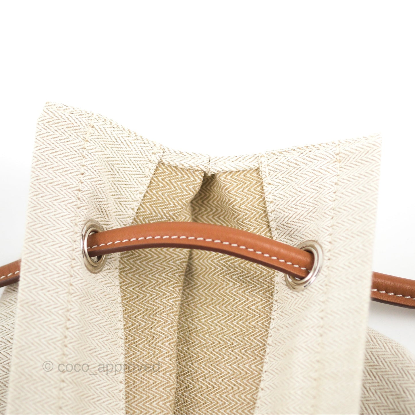Hermès Aline Canvas Tote Bag