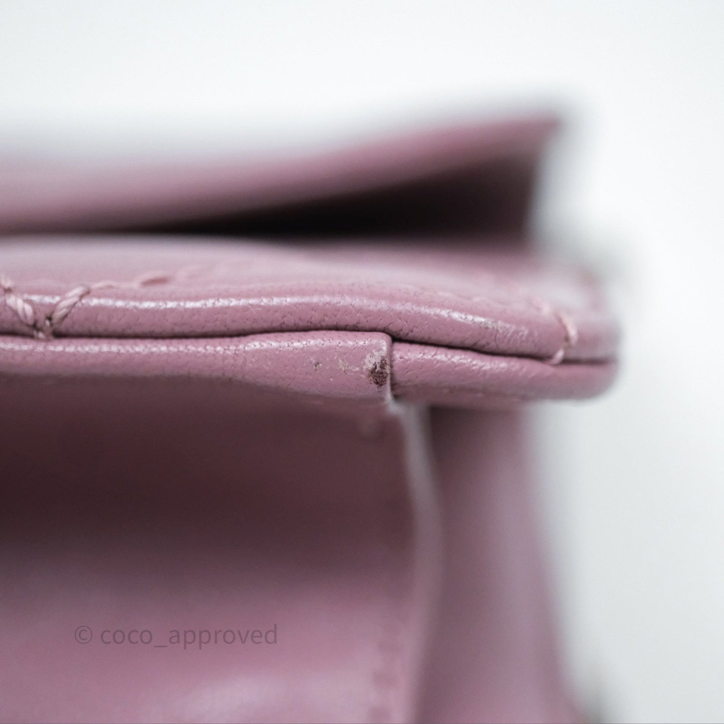 Chanel Beauty Lock Flap Bag Purple Aged Gold Hardware