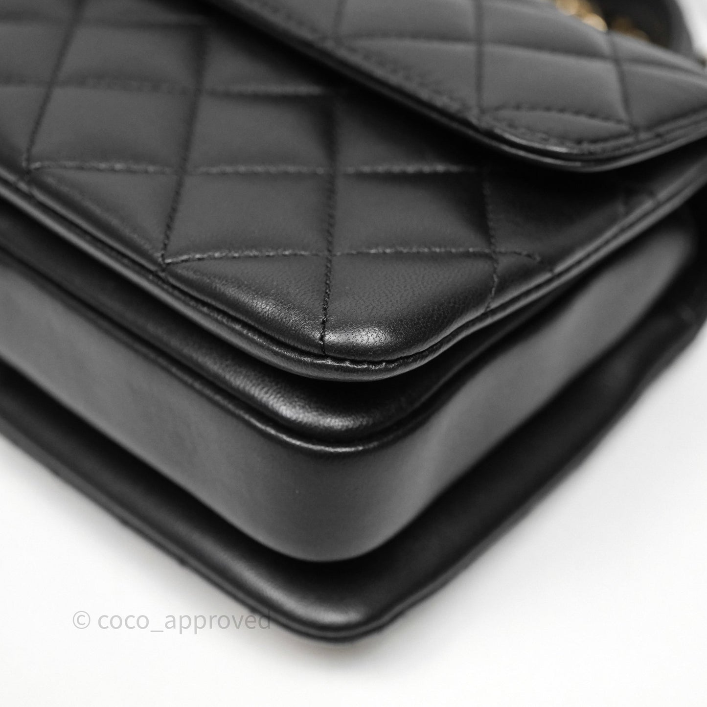 Chanel Trendy CC Mini Black Lambskin Gold Hardware