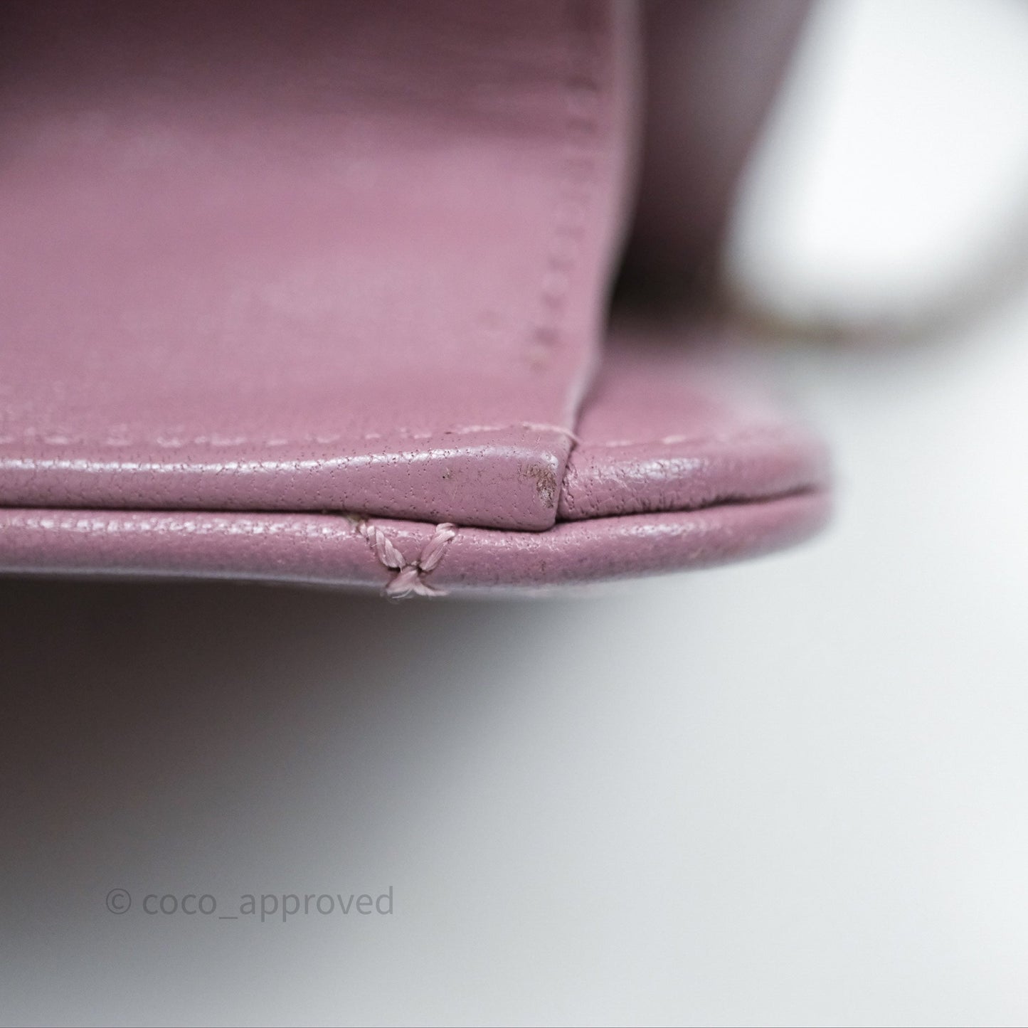 Chanel Beauty Lock Flap Bag Purple Aged Gold Hardware
