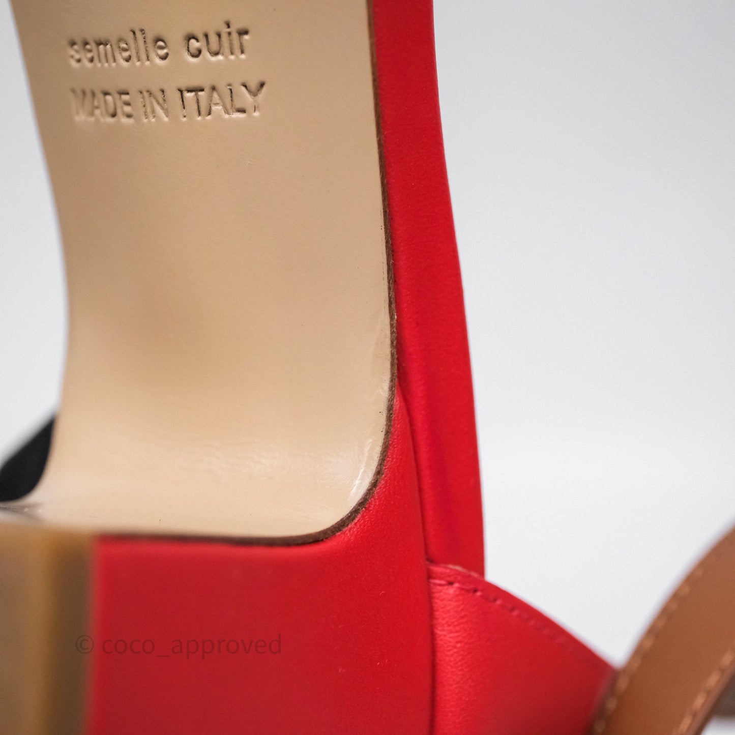 Hermes Manege Ankle Wrap Sandals Red Size 36
