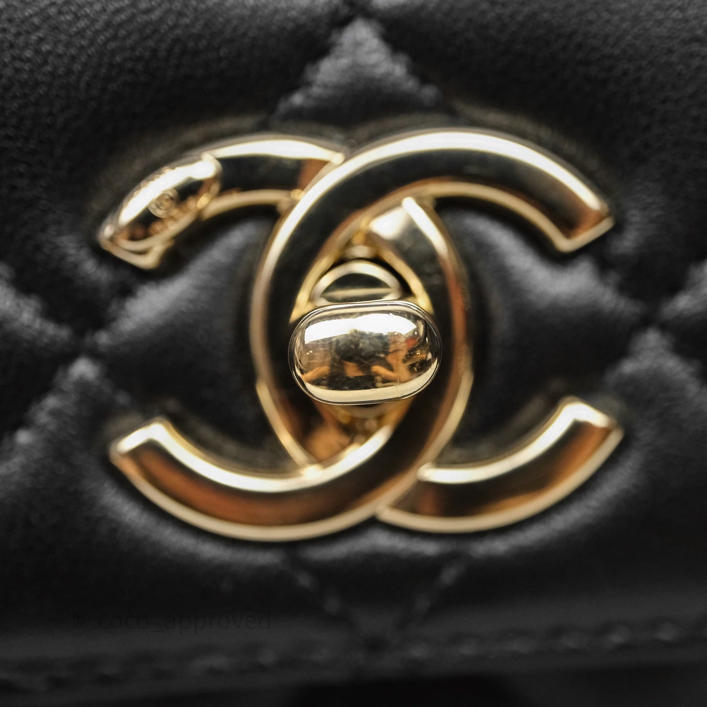 Chanel Trendy CC Mini Black Lambskin Gold Hardware
