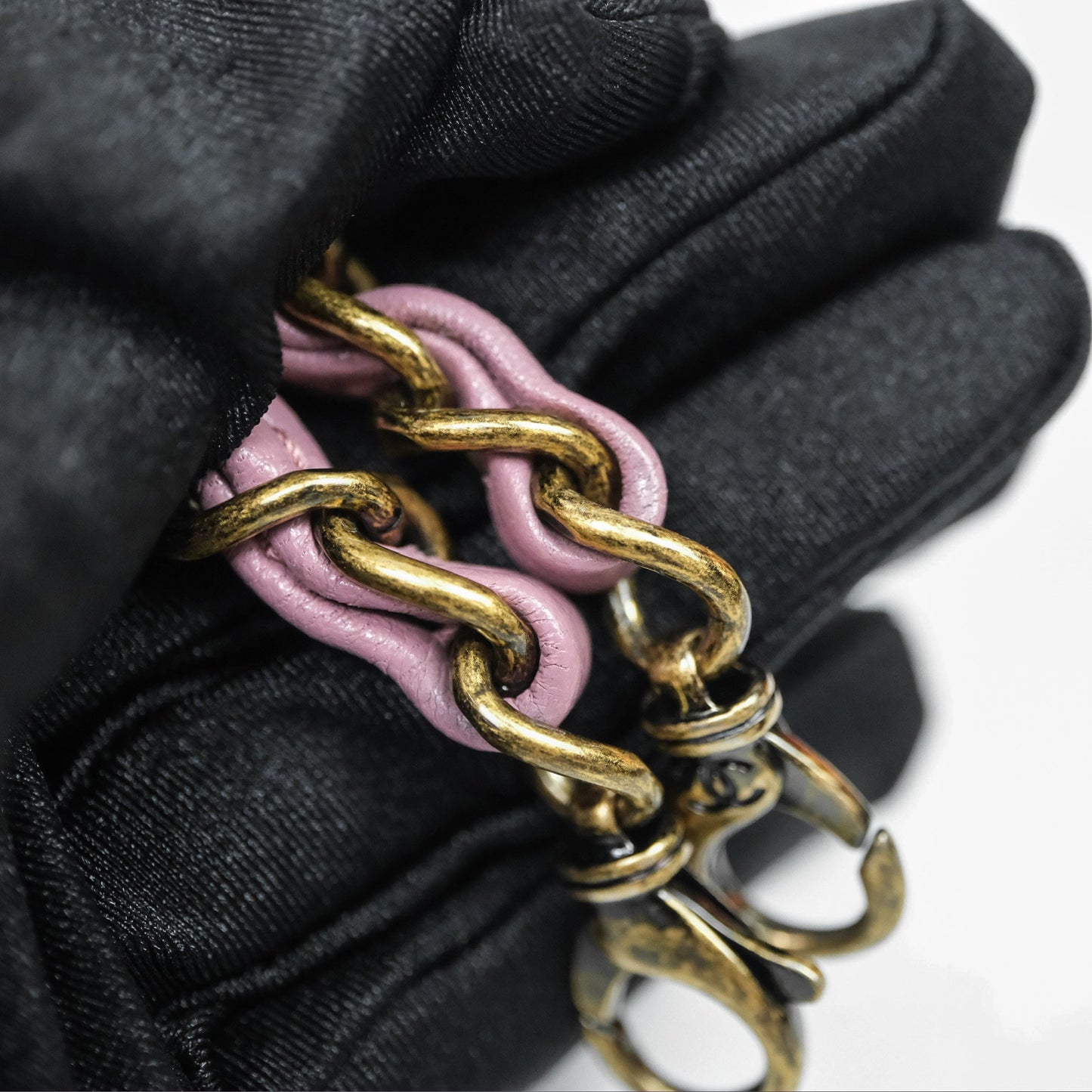 Chanel Beauty Lock Flap Bag Purple Aged Gold Hardware
