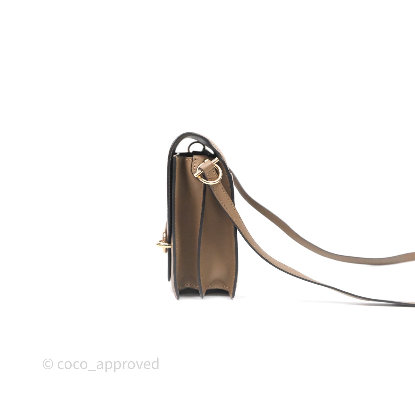 Hermès Roulis Mini Beige De Weimar D0 Veau Swift Gold Hardware