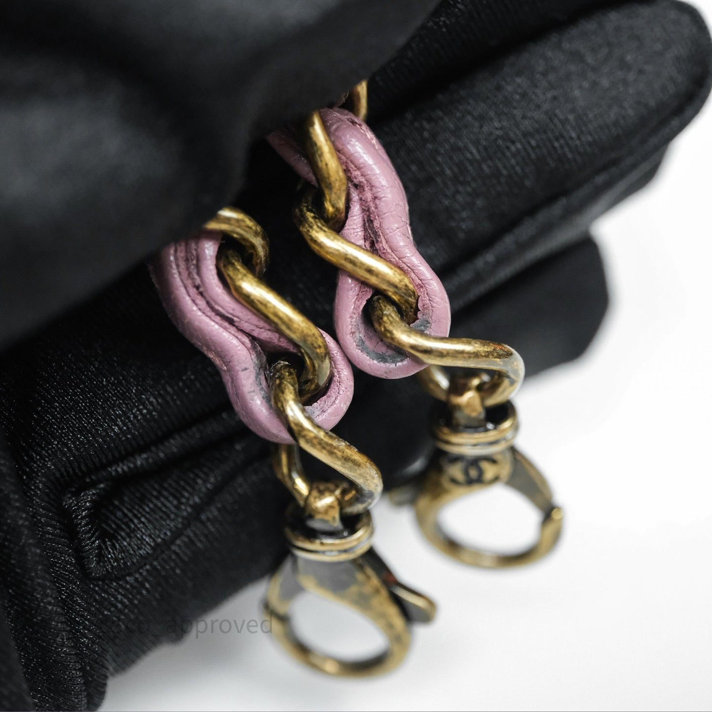 Chanel Beauty Lock Flap Bag Purple Aged Gold Hardware